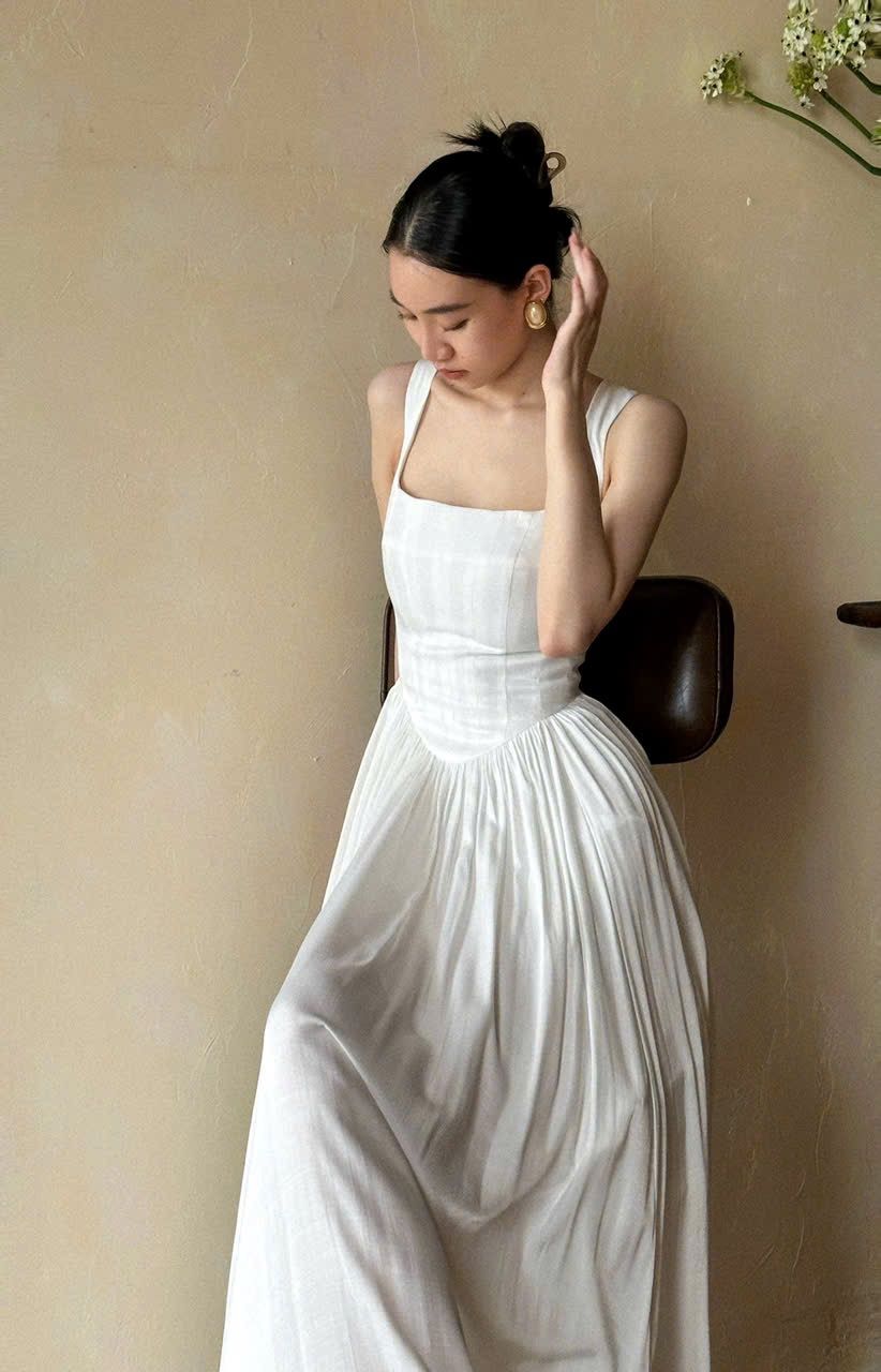Elizabeth Dress - Đầm Corset Cổ Điển Hai Dây D0124