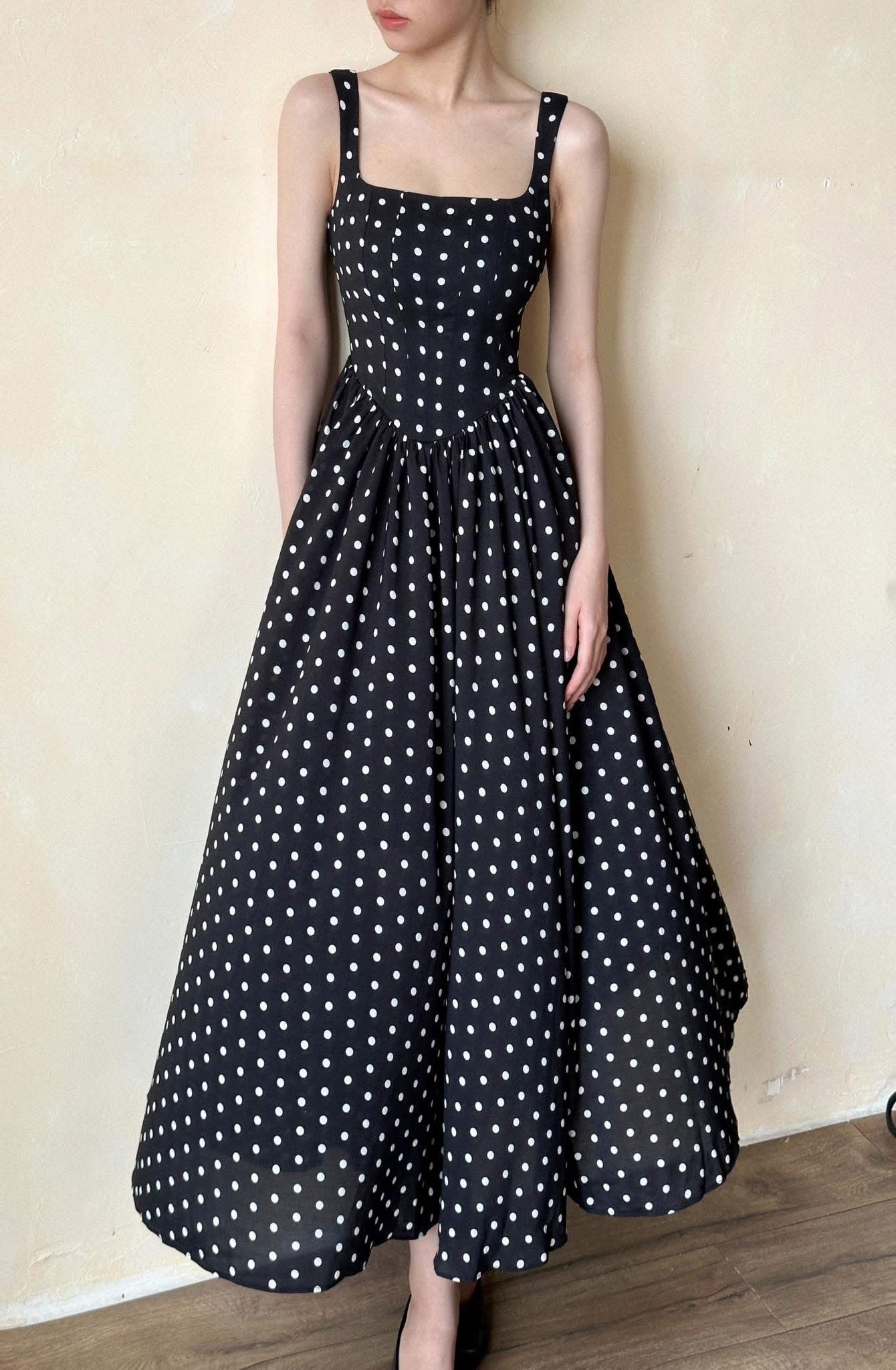 Caterina Midi Dress - Đầm Corset Cổ Điển DR0124