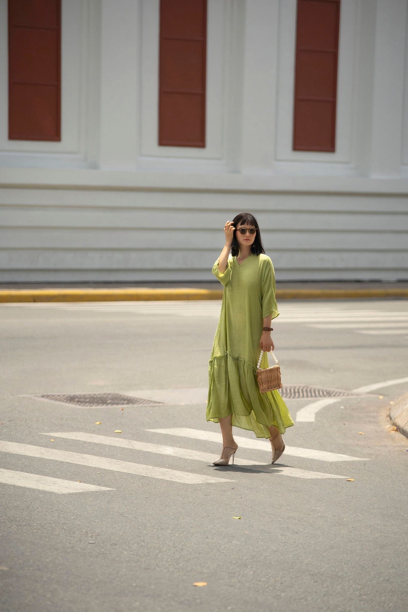 Lina Dress - Đầm suông tay lỡ D453