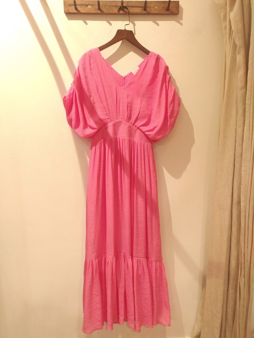 GRACE DRESS - Đầm cánh dơi nhún vai D540