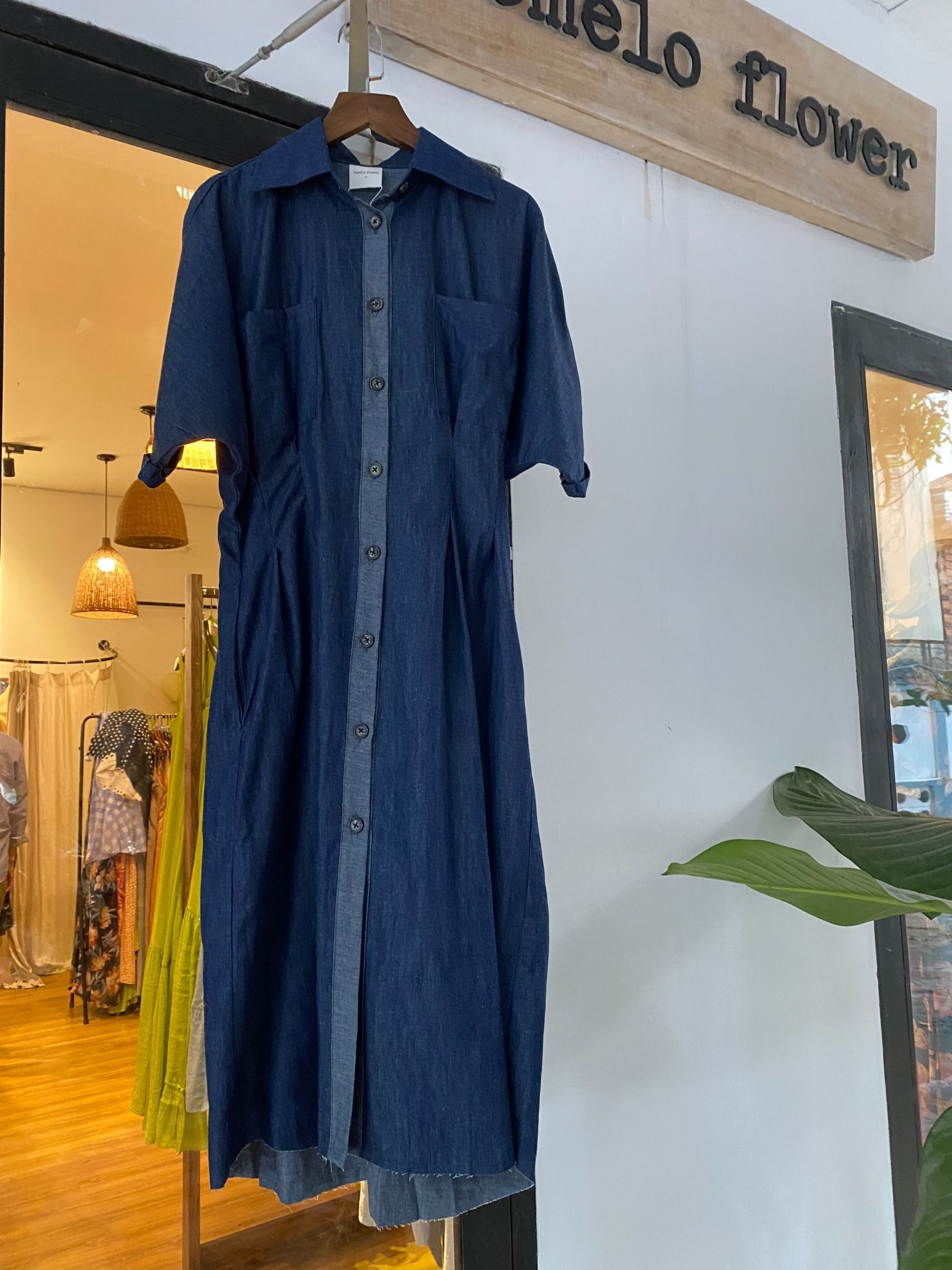 Jasmine Dress - Đầm sơ mi nhấn eo có túi D570