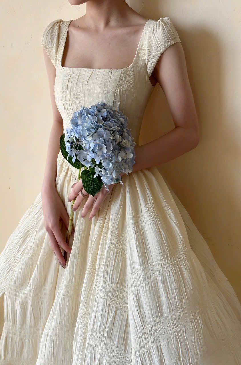 Adela Dress - Đầm Corset Cổ Điển Tay Hến V21