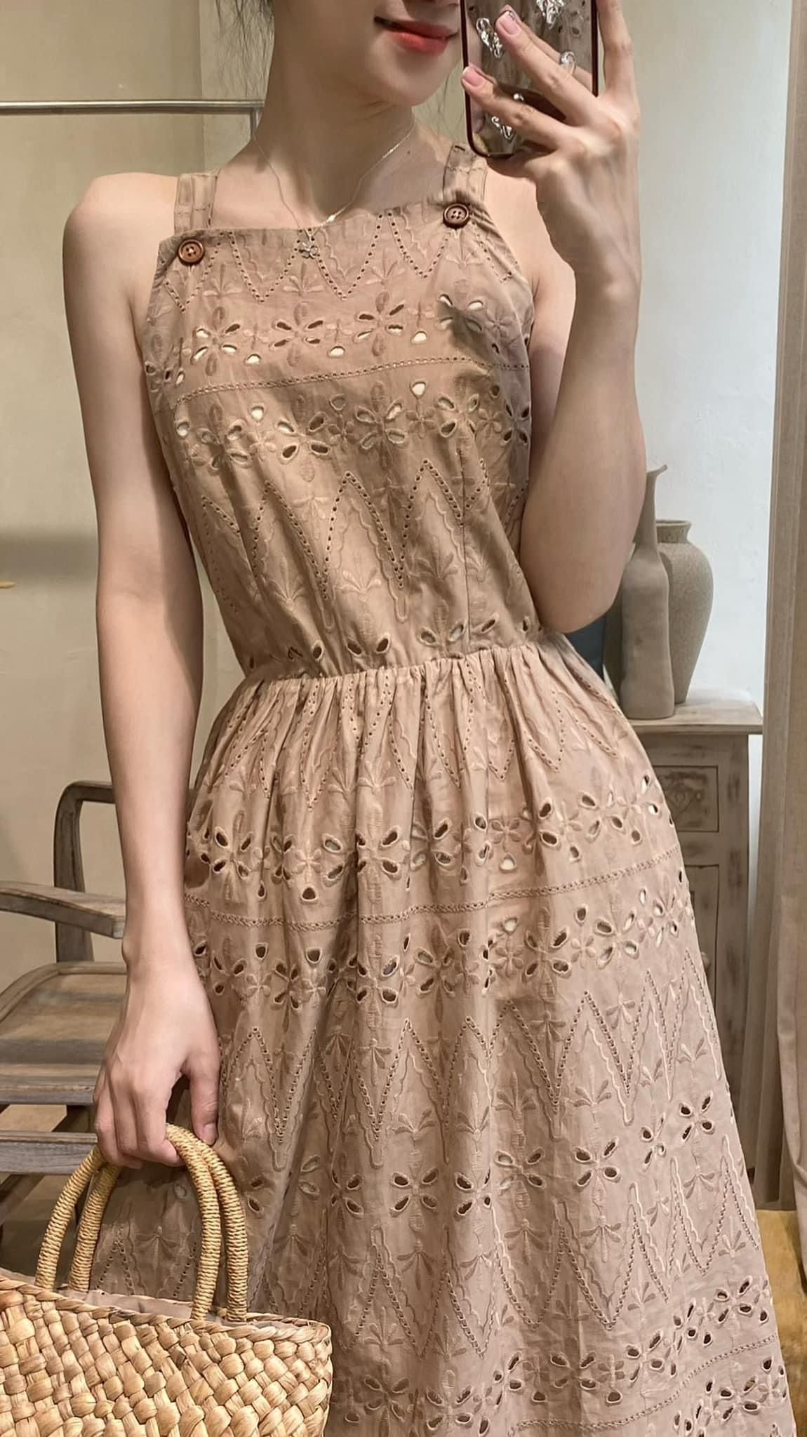 Mia Dress - Đầm Hai Dây Ren L126
