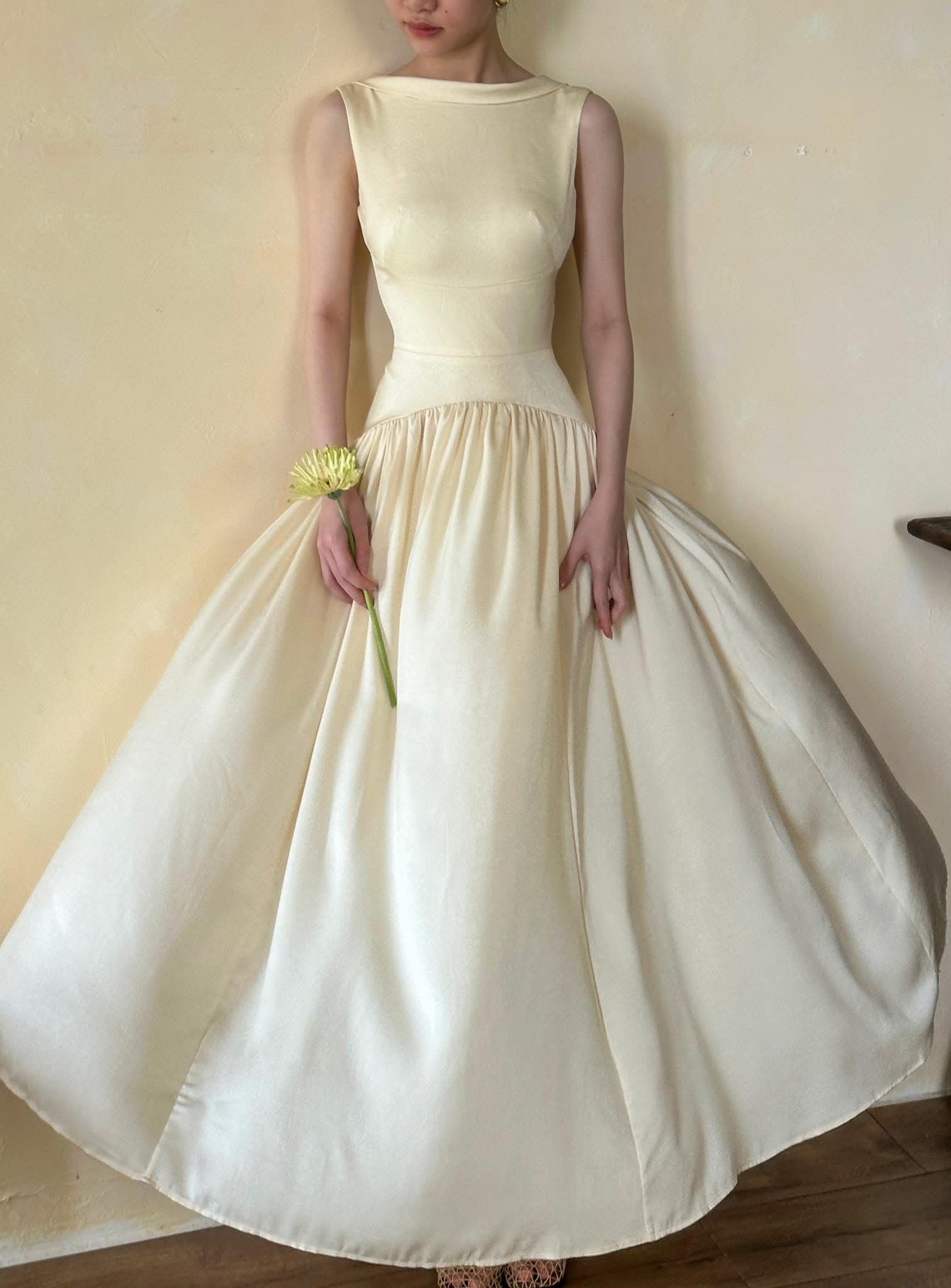 Claudette Dress - Đầm Thiết Kế Vintage QE001