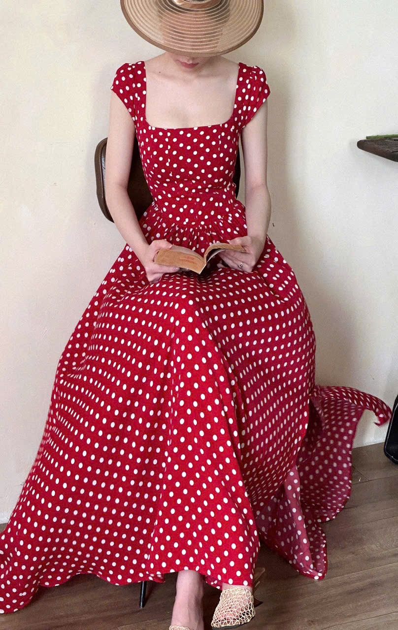Adela Dress - Đầm Corset Cổ Điển Tay Hến V21