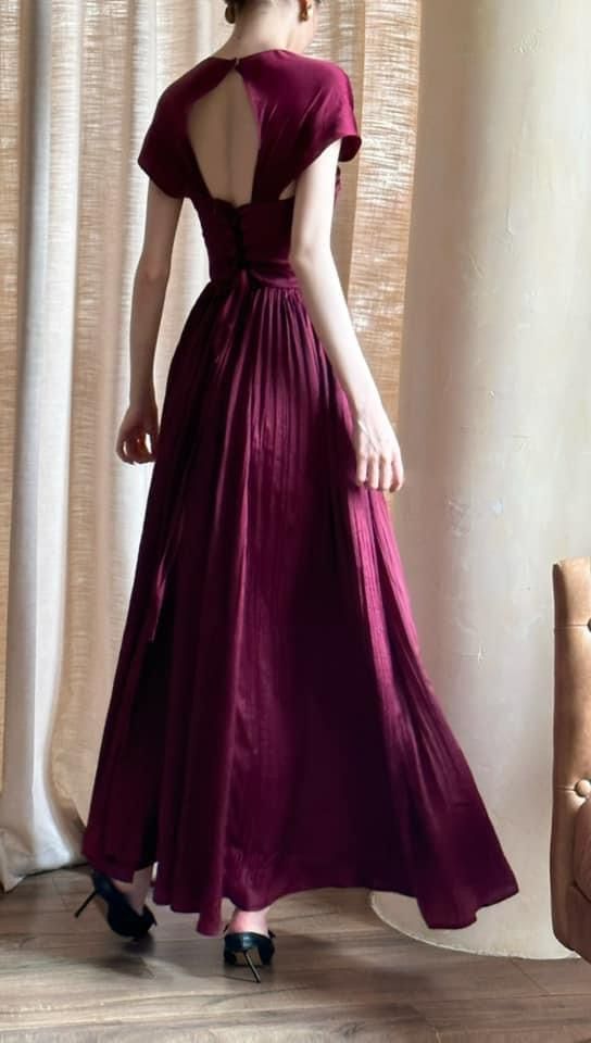 Alexandra Dress - Đầm Corset Tay Hến V20