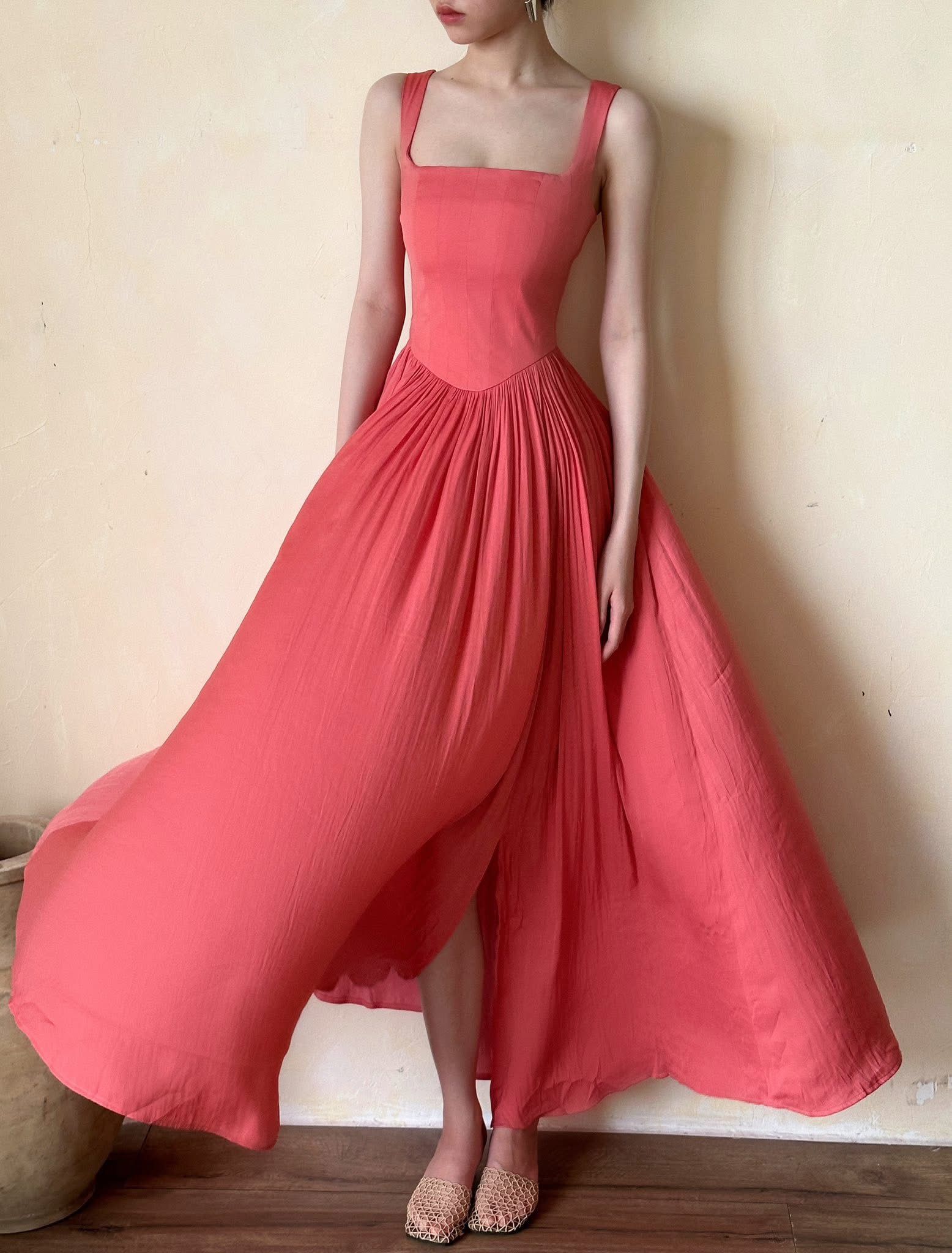 Elizabeth Dress - Đầm Corset Cổ Điển Hai Dây D0124