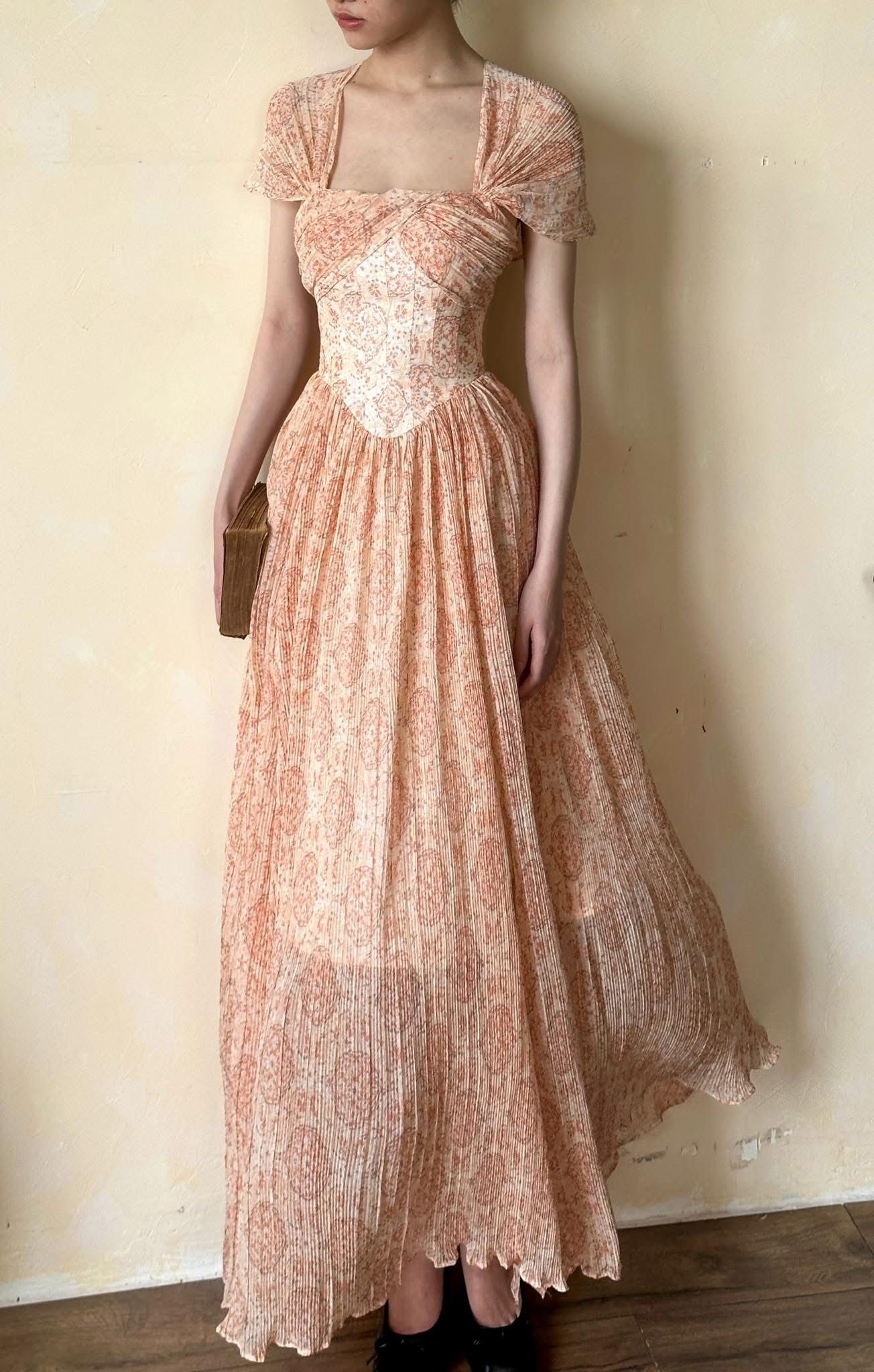 Alexandra Dress - Đầm Corset Tay Hến V20