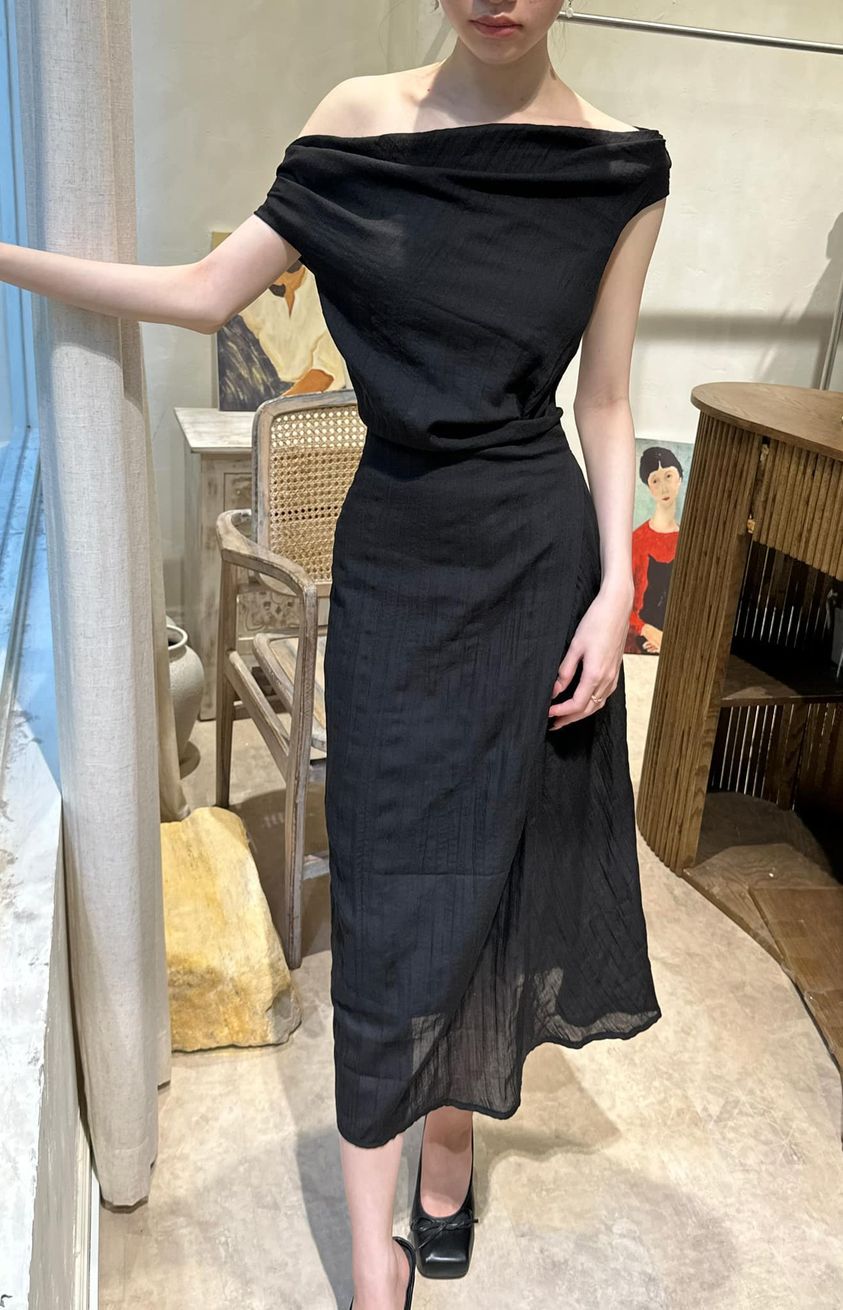 Dilys Dress - Đầm Trễ Vai Sóng Eo DR2123