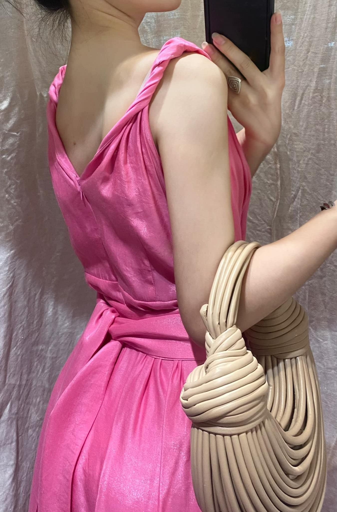 Nala Dress - Đầm 2 dây cổ tim thắt nơ eo E29