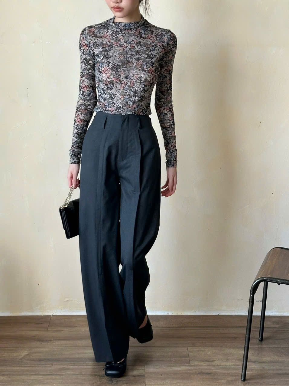Clover Shirt - Áo thun hoa dài tay A57