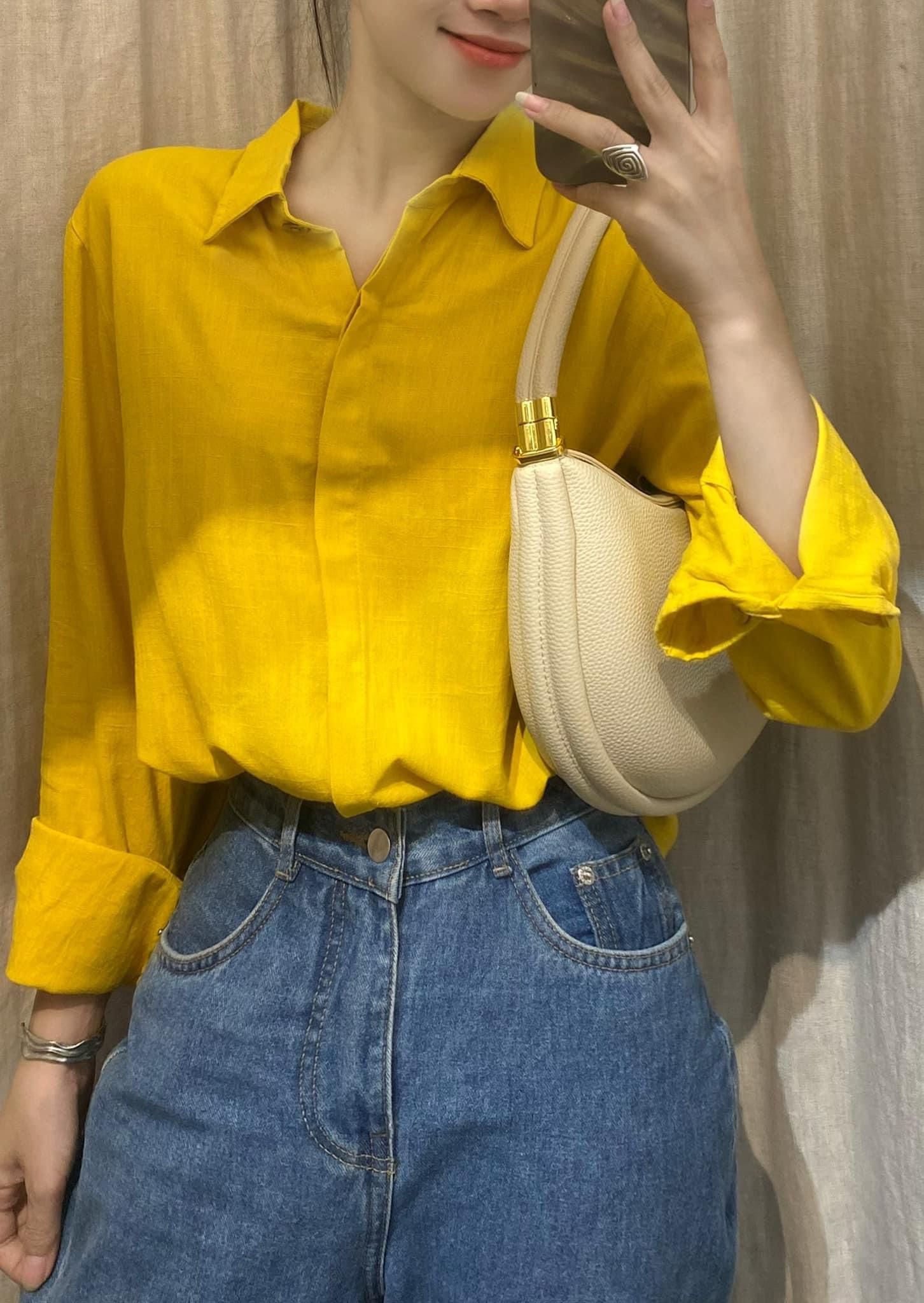 Daniela Shirt - Áo sơ mi linen L01