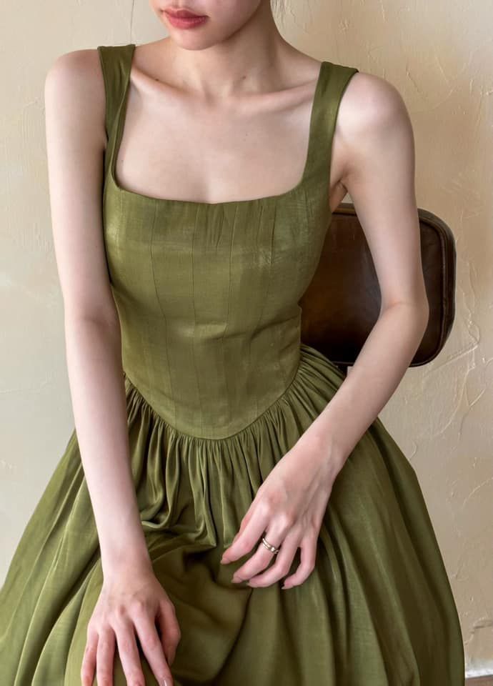 Elizabeth Dress - Đầm Corset Cổ Điển Hai Dây D0124