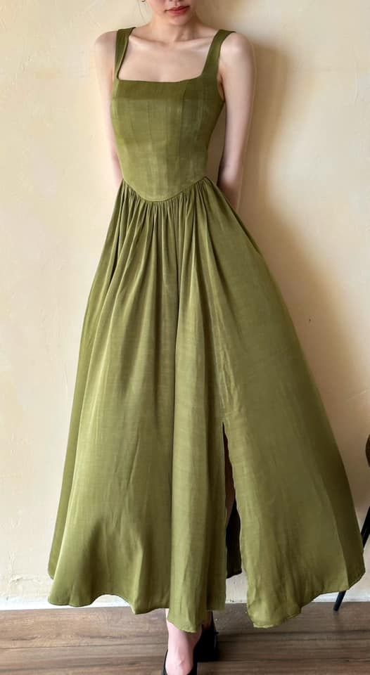Elizabeth Dress - Đầm Corset Cổ Điển Hai Dây D0124