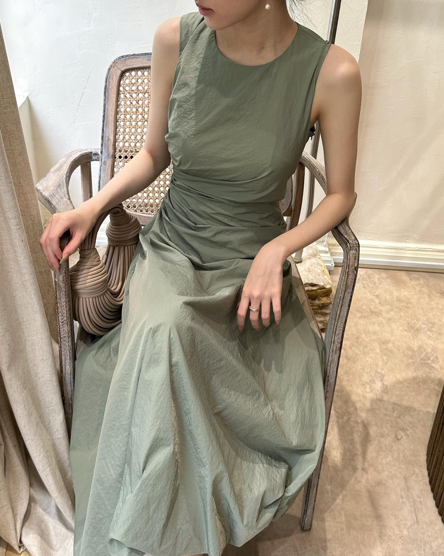 Ernesta Dress - Đầm Sát Nách Nhún Eo