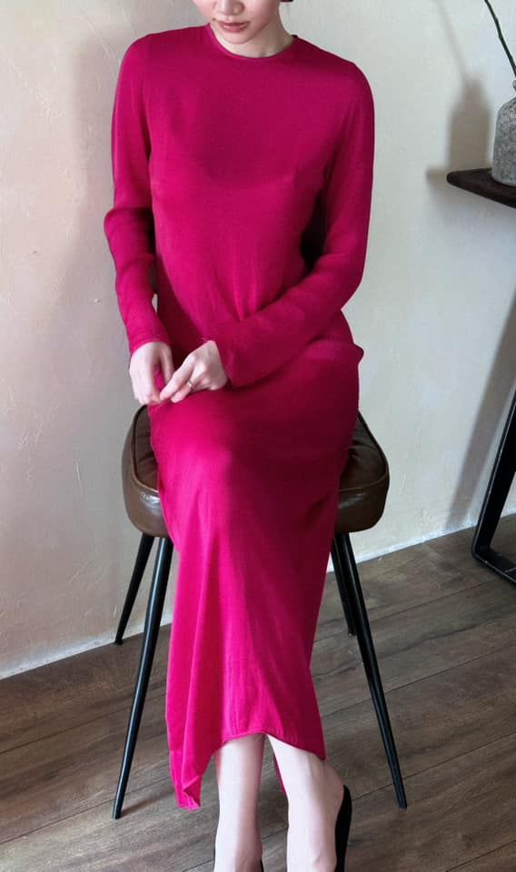 Eudora Silk Dress - Đầm Lụa Tay Dài D1008