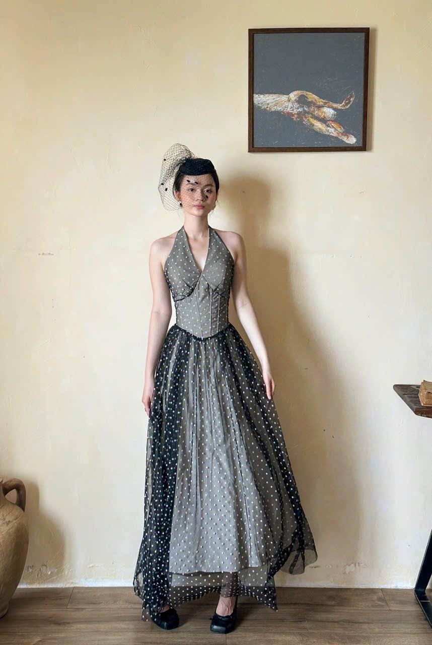 Josephine Dress - Đầm Yếm Corset Vintage Q1011