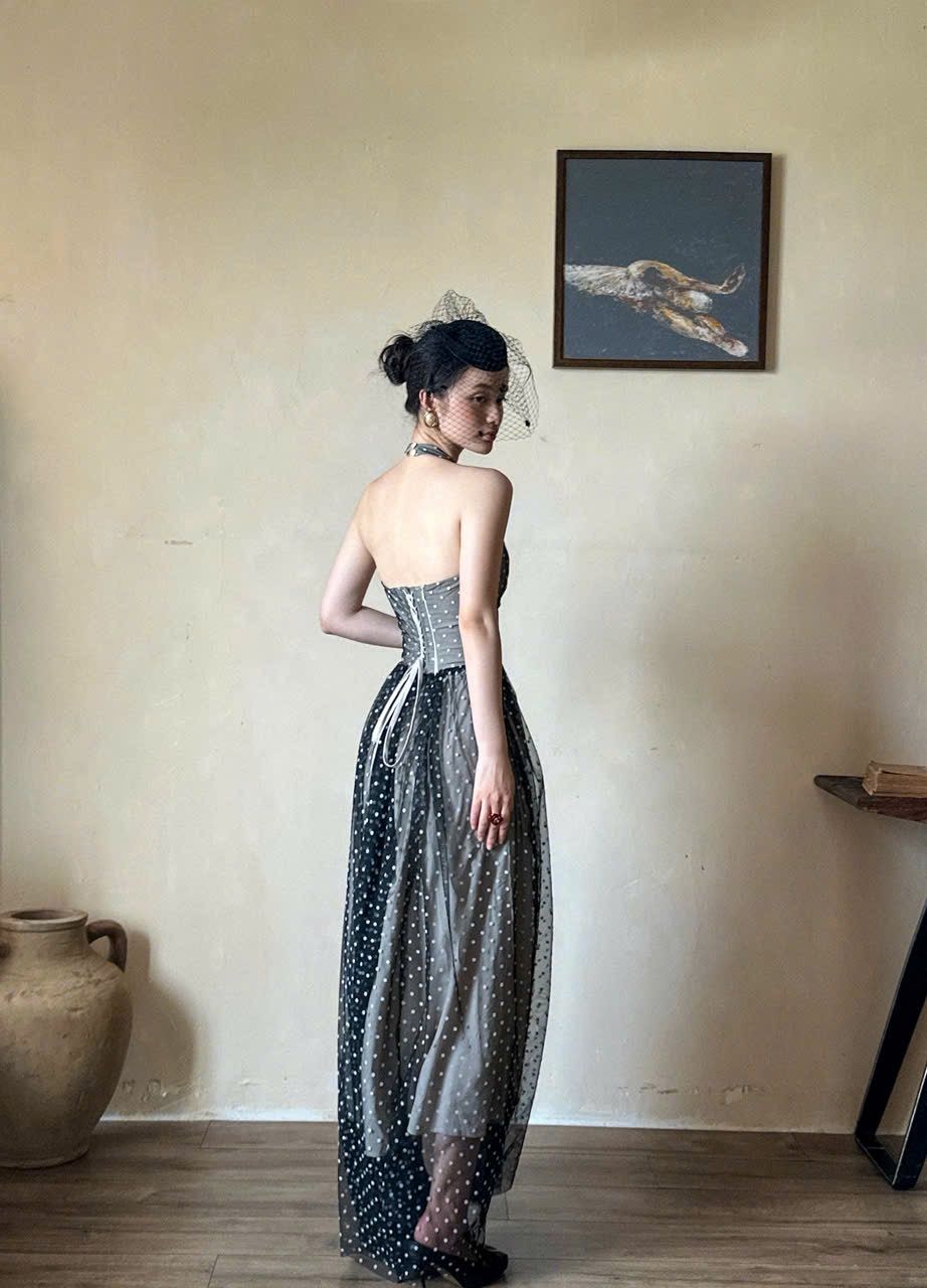 Josephine Dress - Đầm Yếm Corset Vintage Q1011