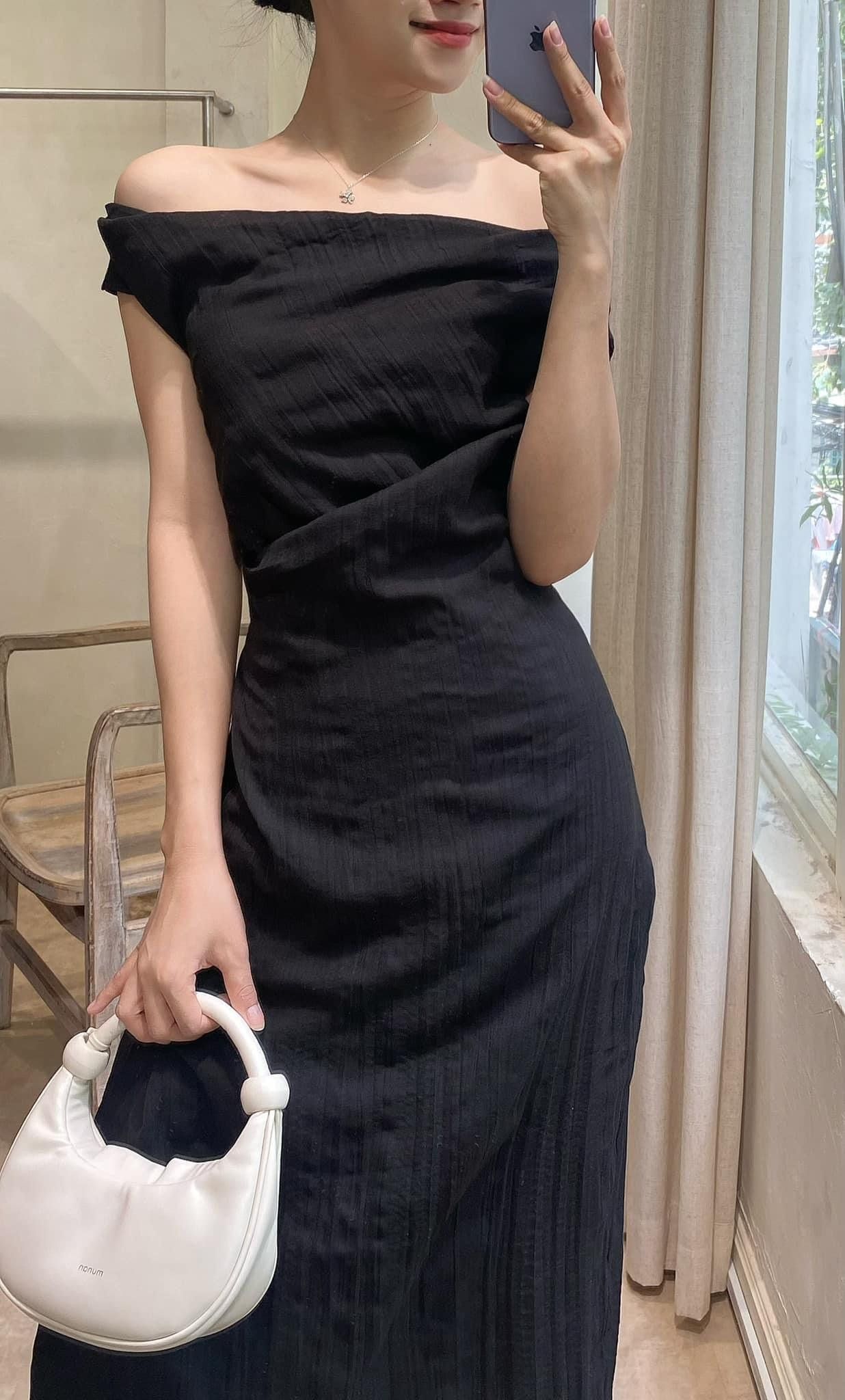 Dilys Dress - Đầm Trễ Vai Sóng Eo DR2123
