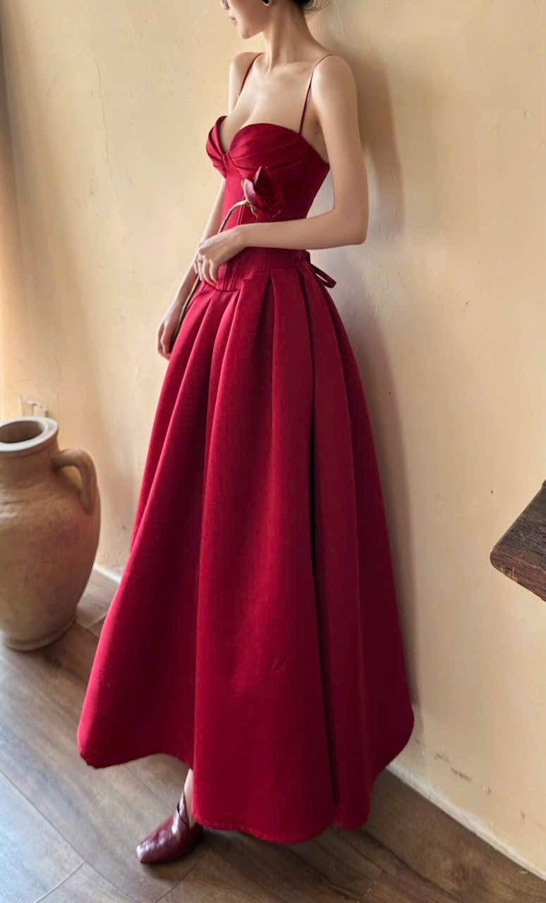 Million Roses Dress - Đầm Corset Hoa Hồng Q005