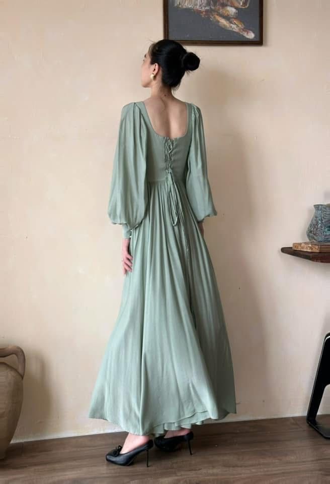Cinderella Dress - Đầm Corset Cổ Điển Tay Phồng DR0124