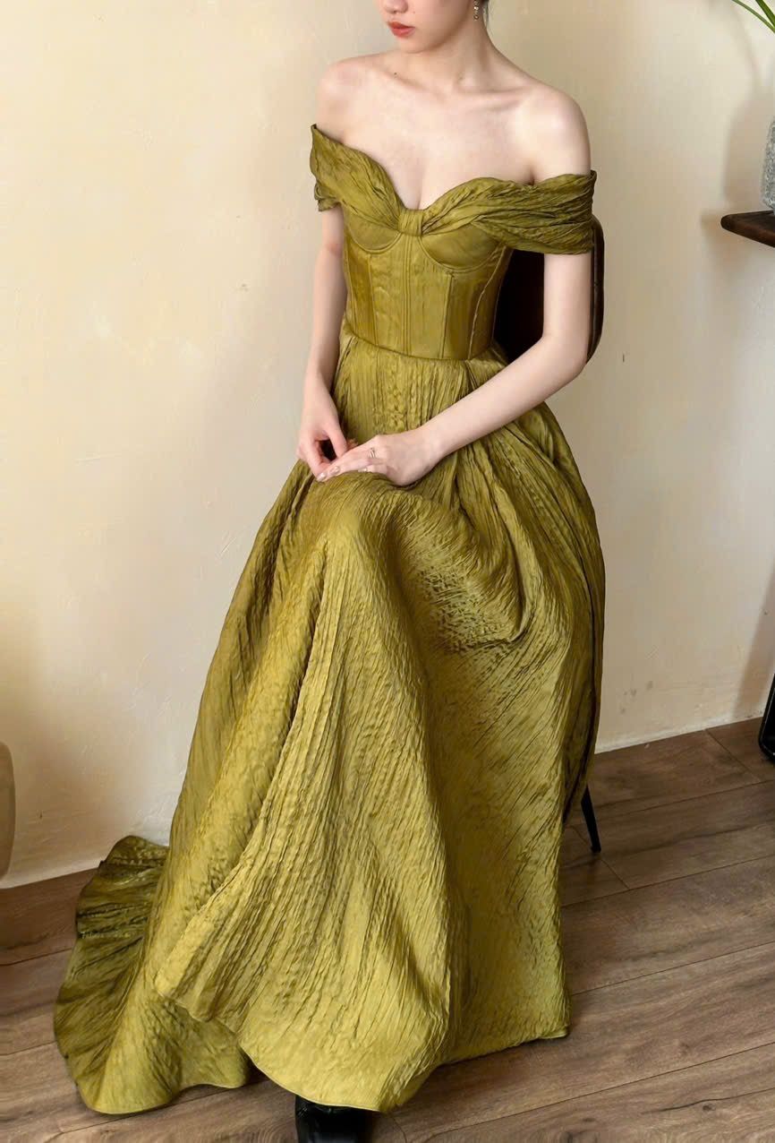 Stefany Dress - Đầm Trễ Vai Corset Q008
