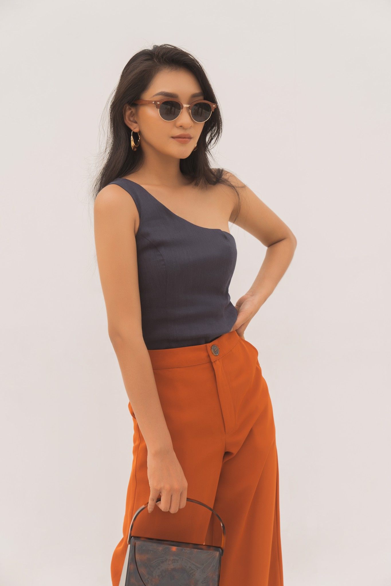 Áo lệch 1 bên vai A235