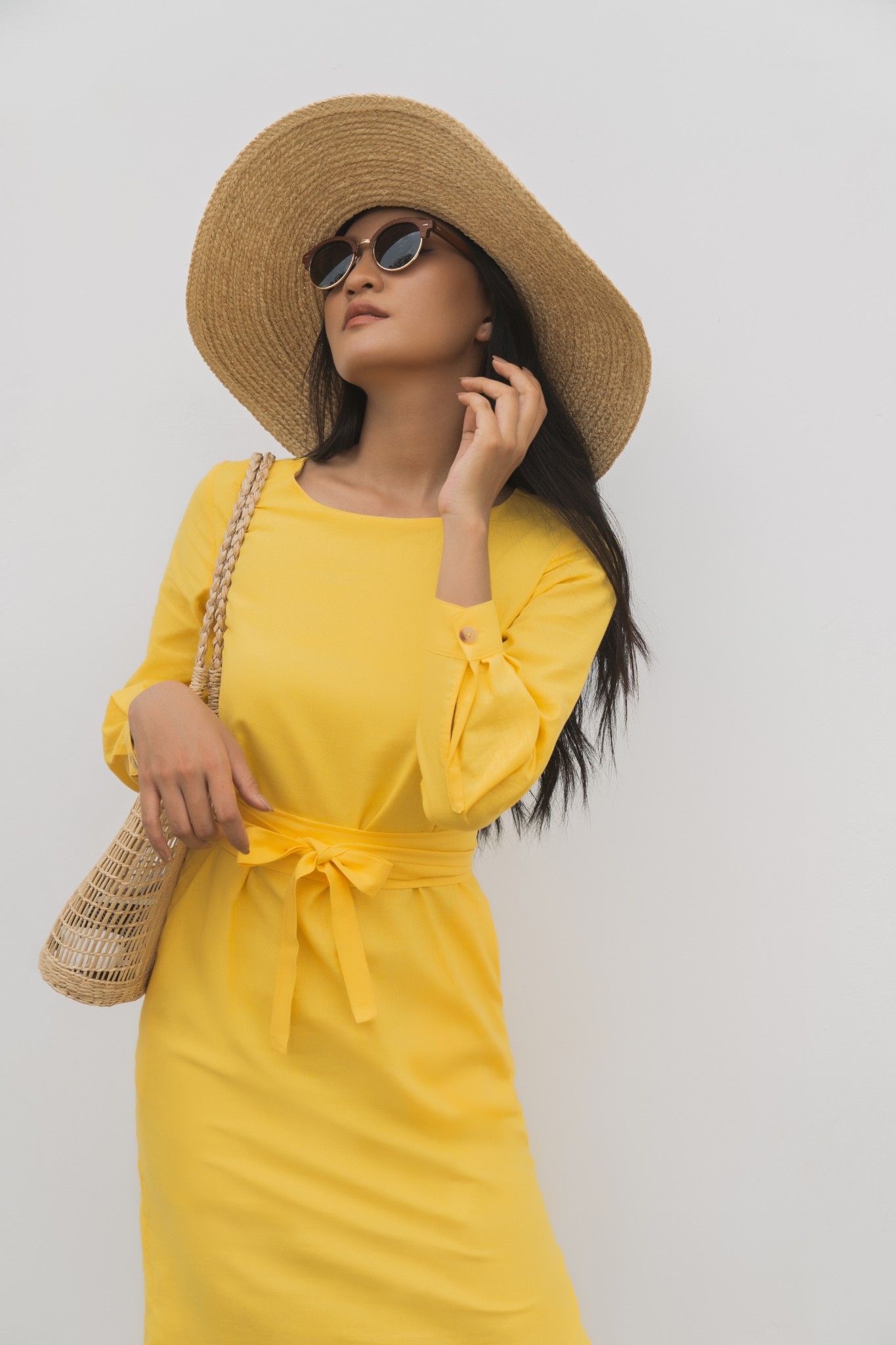 Emory Dress - Đầm linen suông D413 -> D418