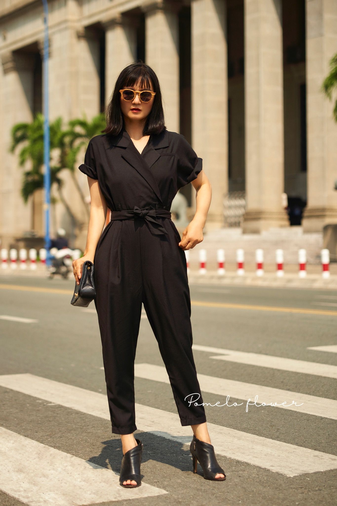 Cleo jumpsuit kẻ sọc J01 J02
