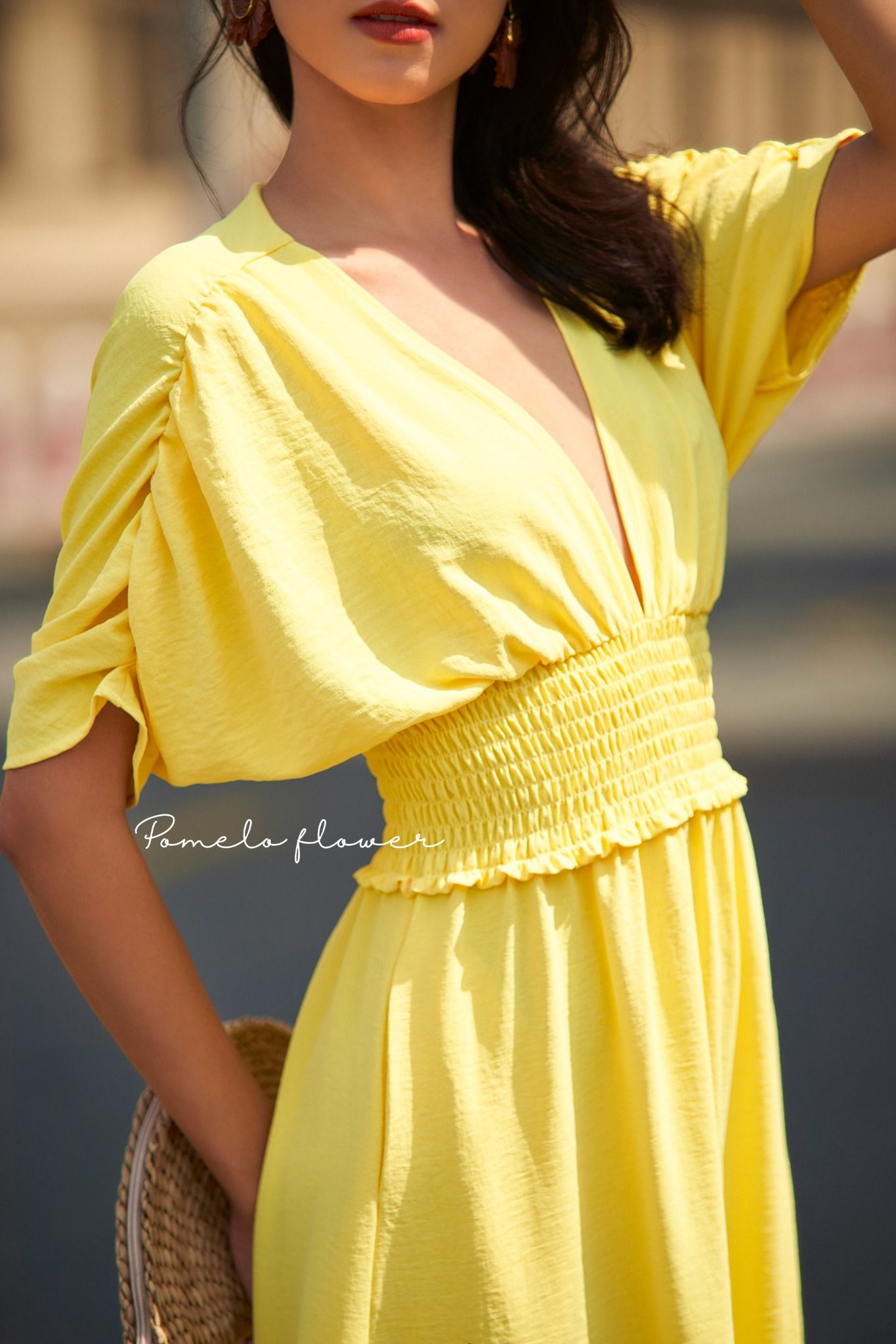 Aaliyah Dress - Đầm cánh dơi chun eo D587 D588 D595 D596 D601
