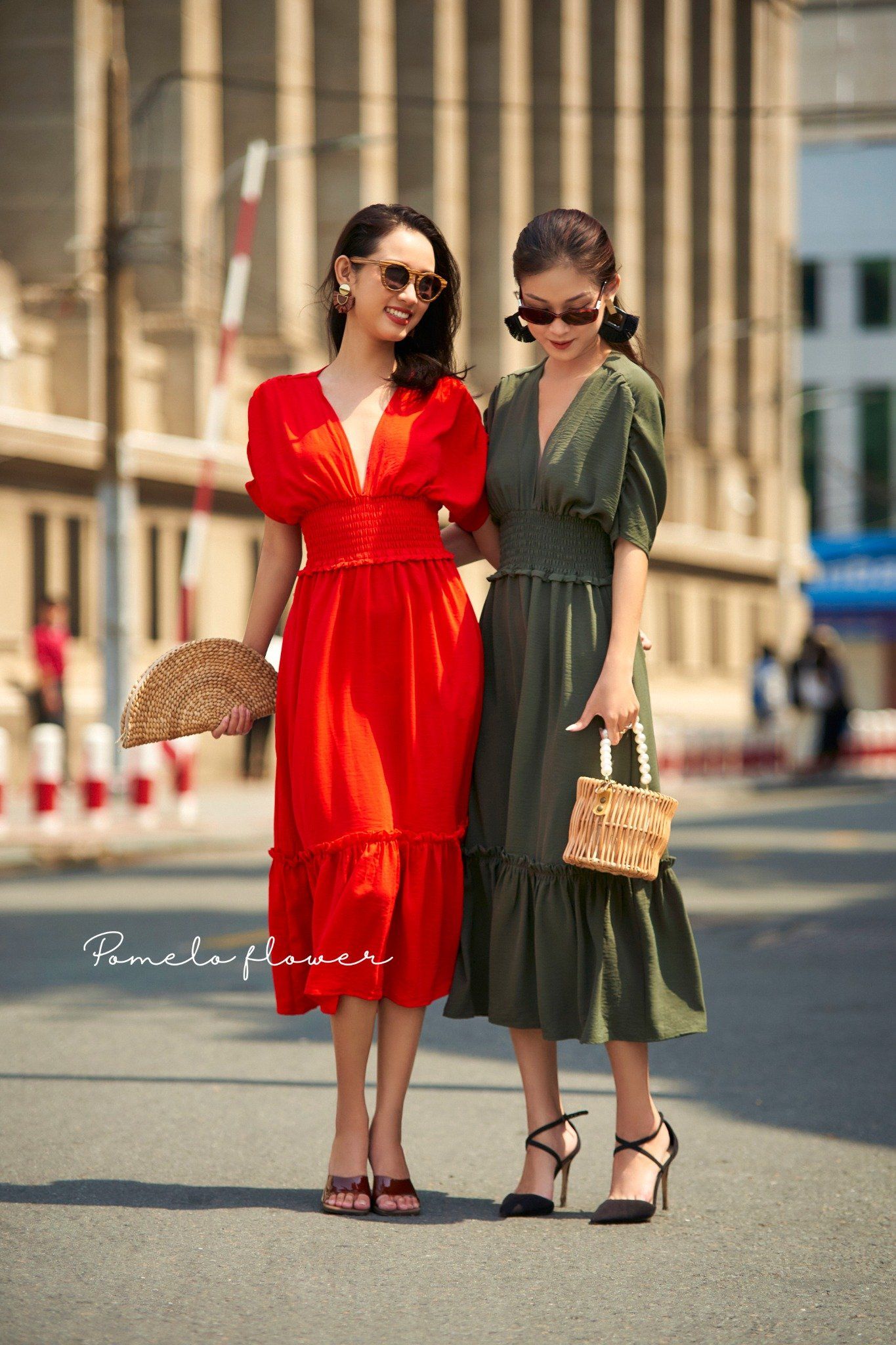 Aaliyah Dress - Đầm cánh dơi chun eo D587 D588 D595 D596 D601
