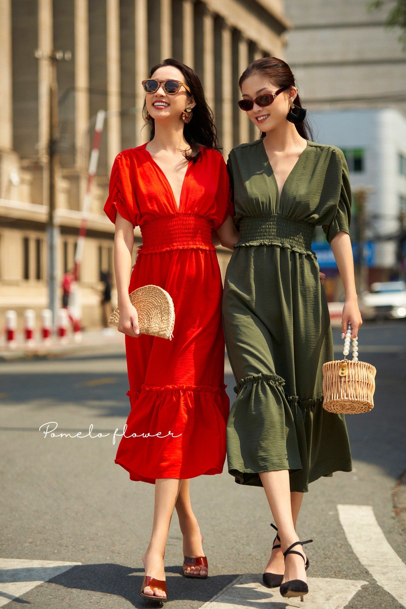 Aaliyah Dress - Đầm cánh dơi chun eo D587 D588 D595 D596 D601