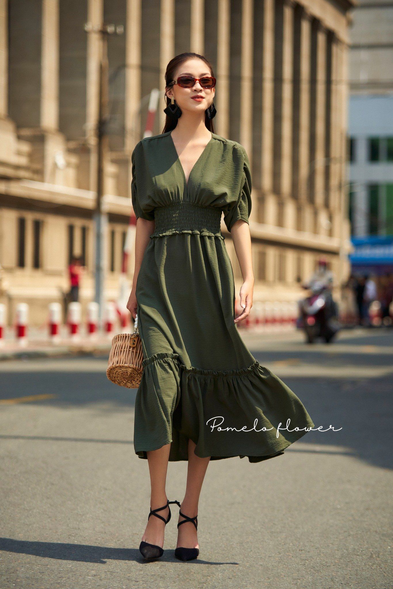 Aaliyah Dress - Đầm cánh dơi chun eo D587 D588 D595 D596 D601