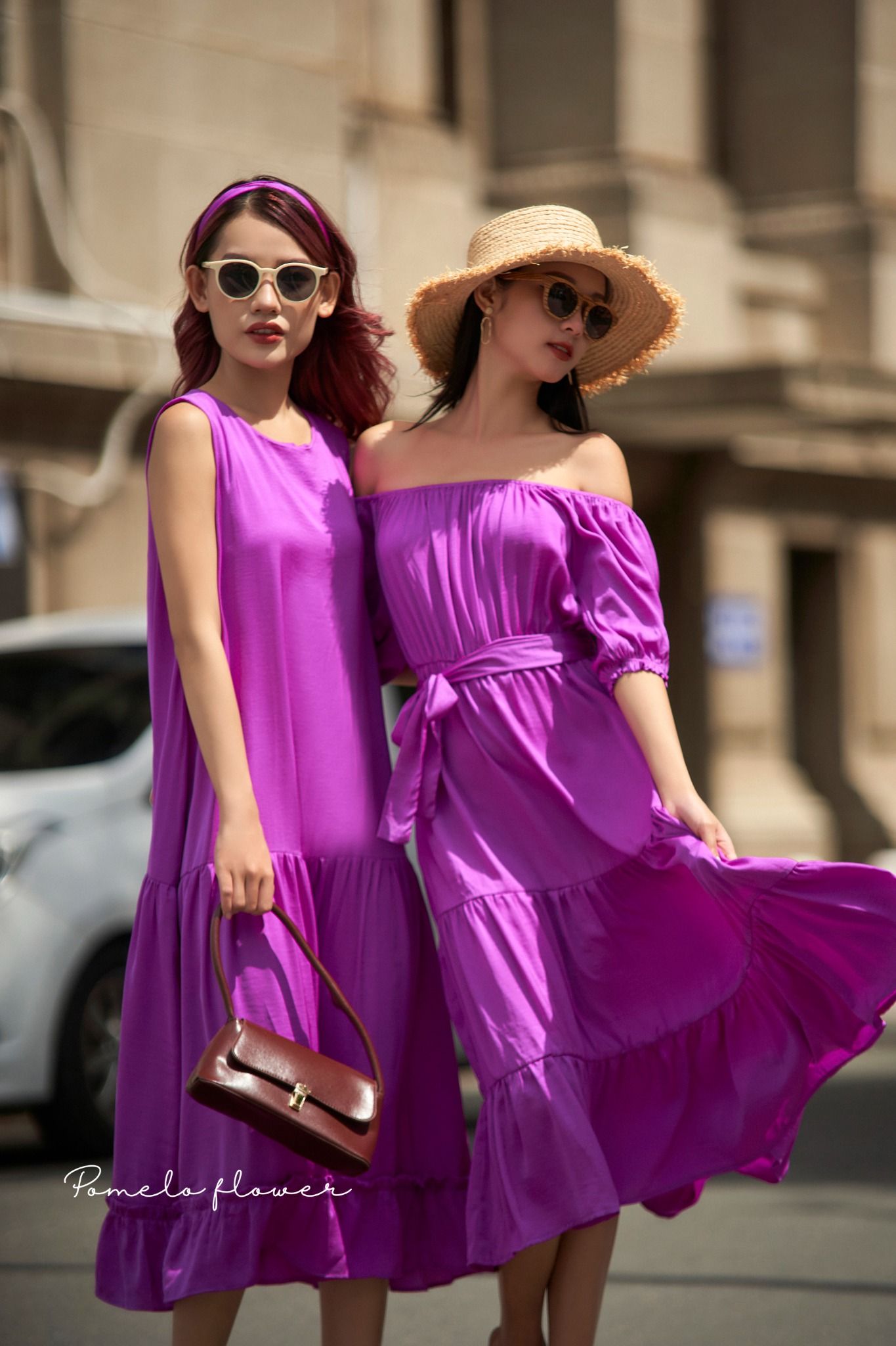 Emmie Dress - Đầm sát nách lụa các màu - D634