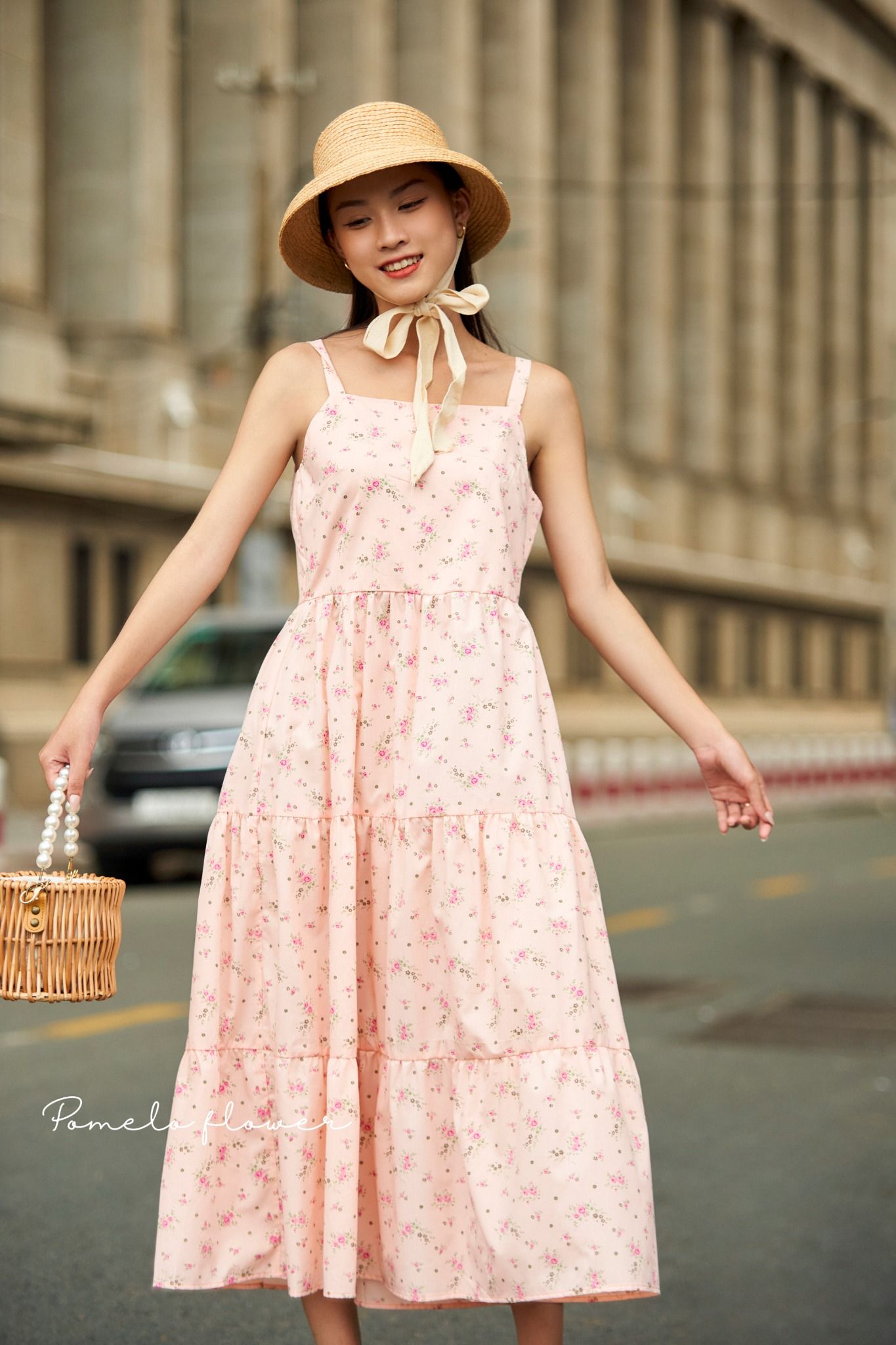 Floral maxi dress - Maxi hoa (Mẹ) D211