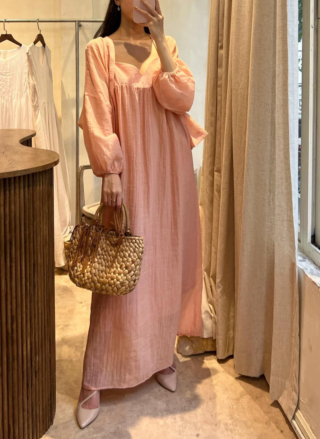 Lavender Maxi Dress - Đầm 2 Dây Dáng Suông E45