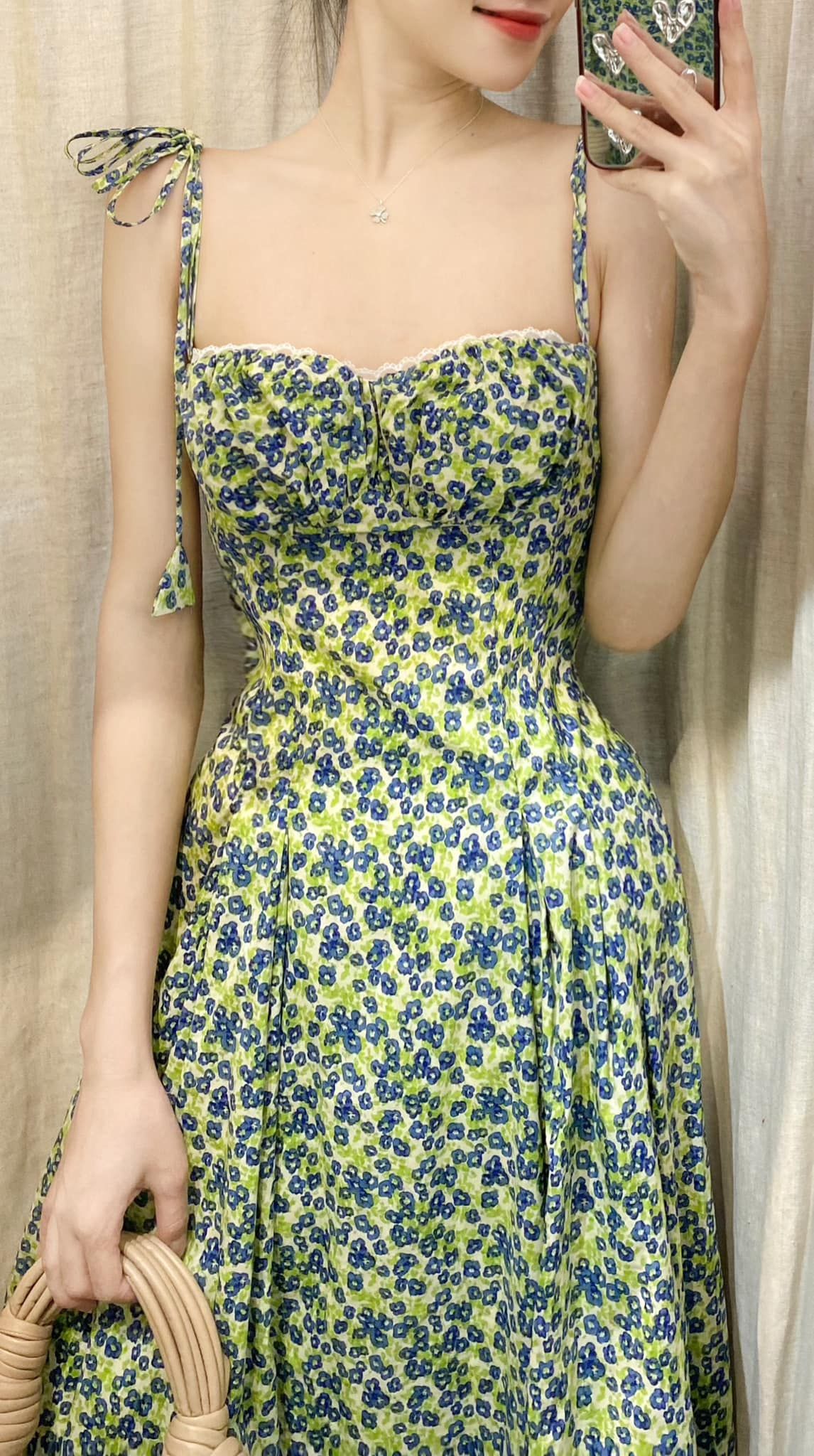 Leah Dress - Đầm 2 Dây Cúp Ngực V14