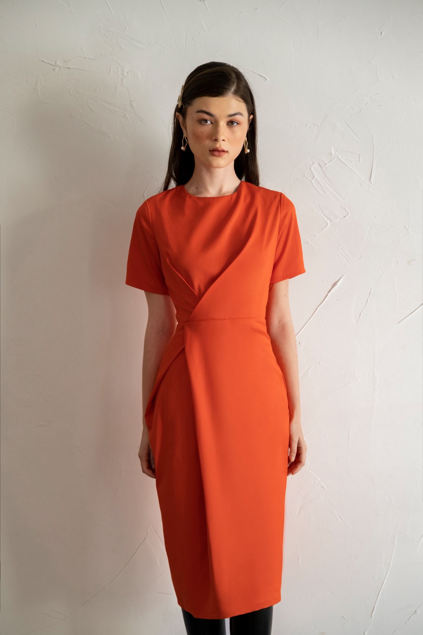 Chelsea Dress - Đầm body, đắp chéo trước ngực D556