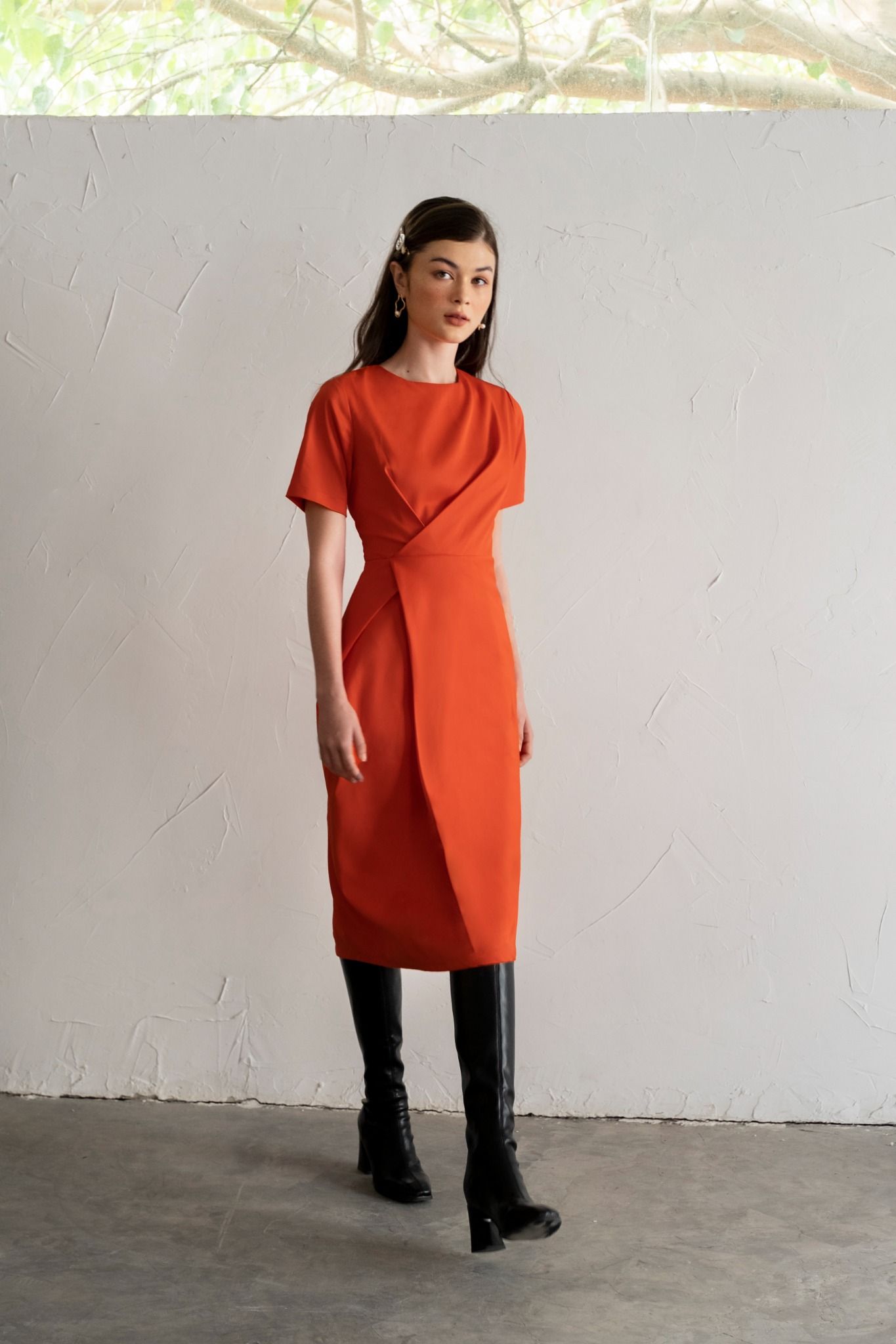 Chelsea Dress - Đầm body, đắp chéo trước ngực D556