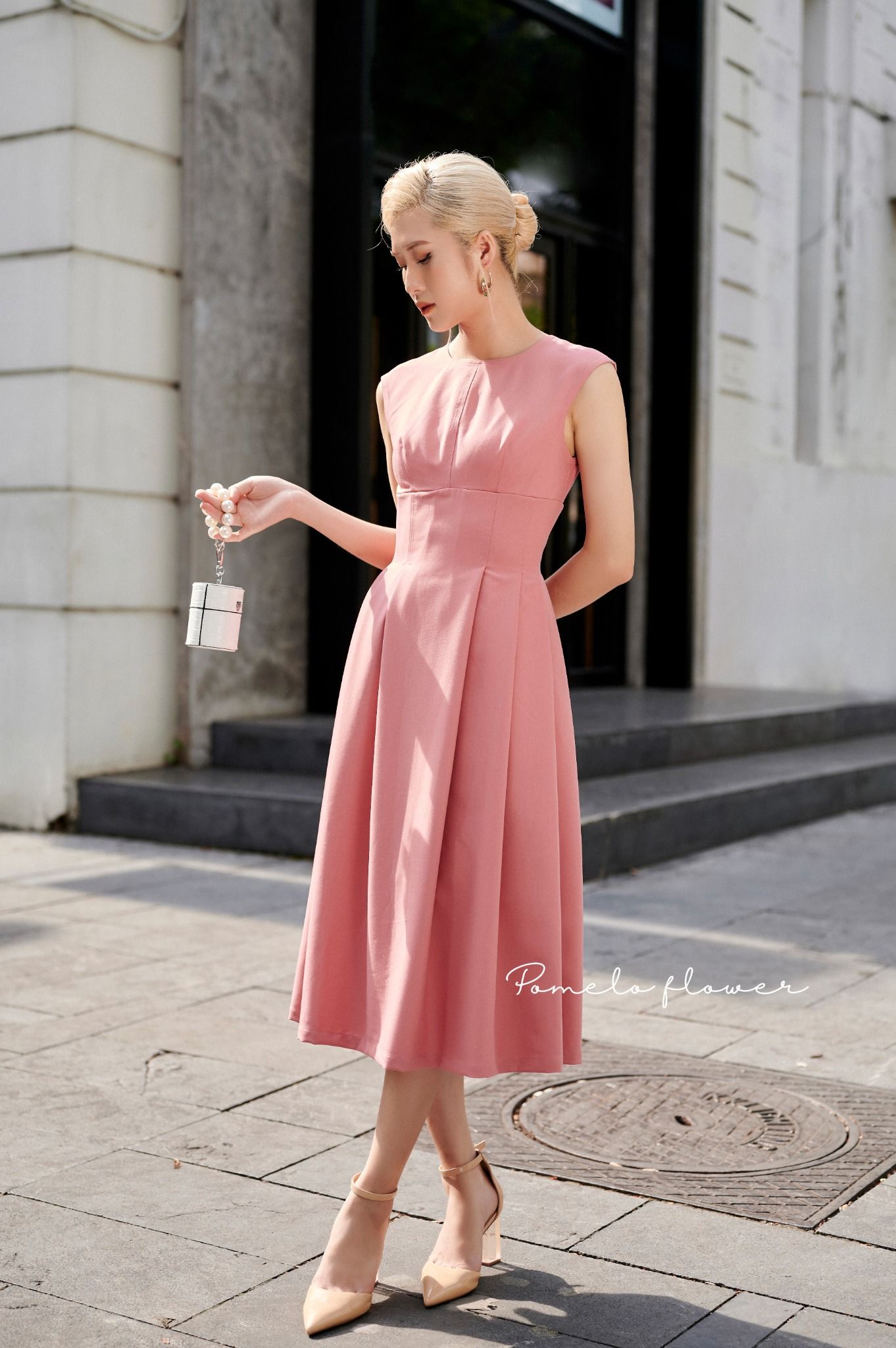 Đầm Sát Nách chữ A - D534