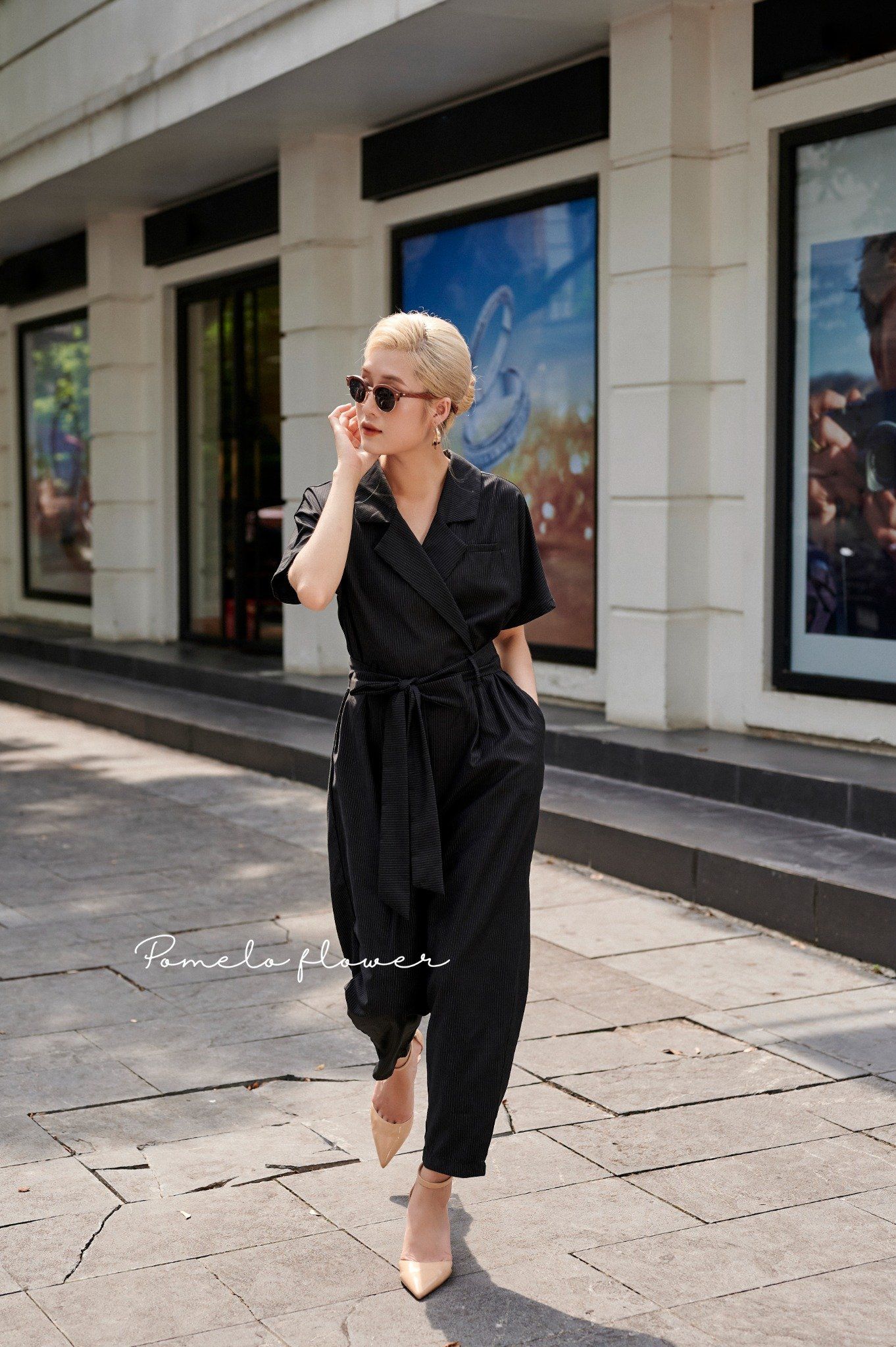 Cleo jumpsuit kẻ sọc J01 J02