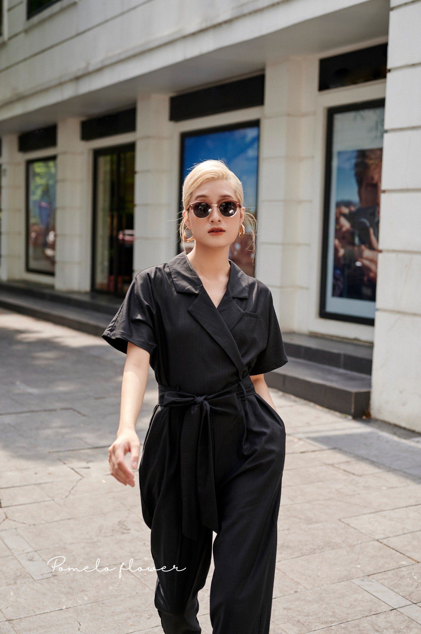 Cleo jumpsuit kẻ sọc J01 J02