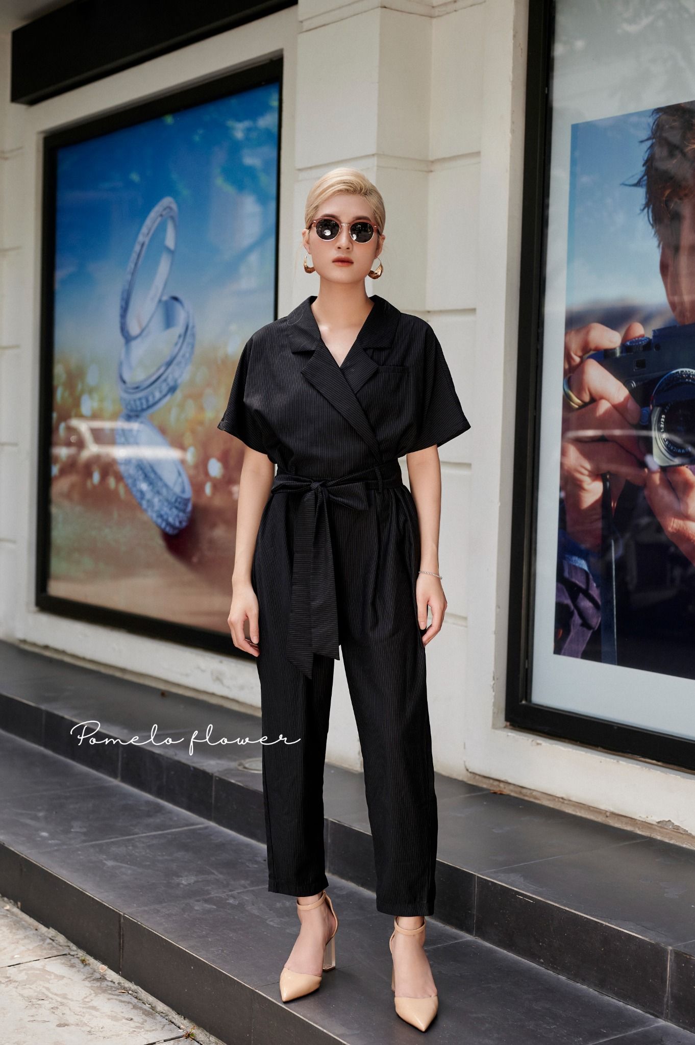 Cleo jumpsuit kẻ sọc J01 J02