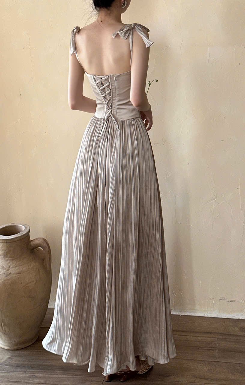 Delilah Dress - Đầm Corset Dập Ly D0130