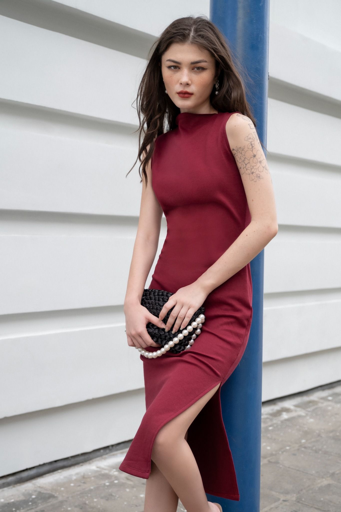 Lani Dress - Đầm body thun sát nách D006