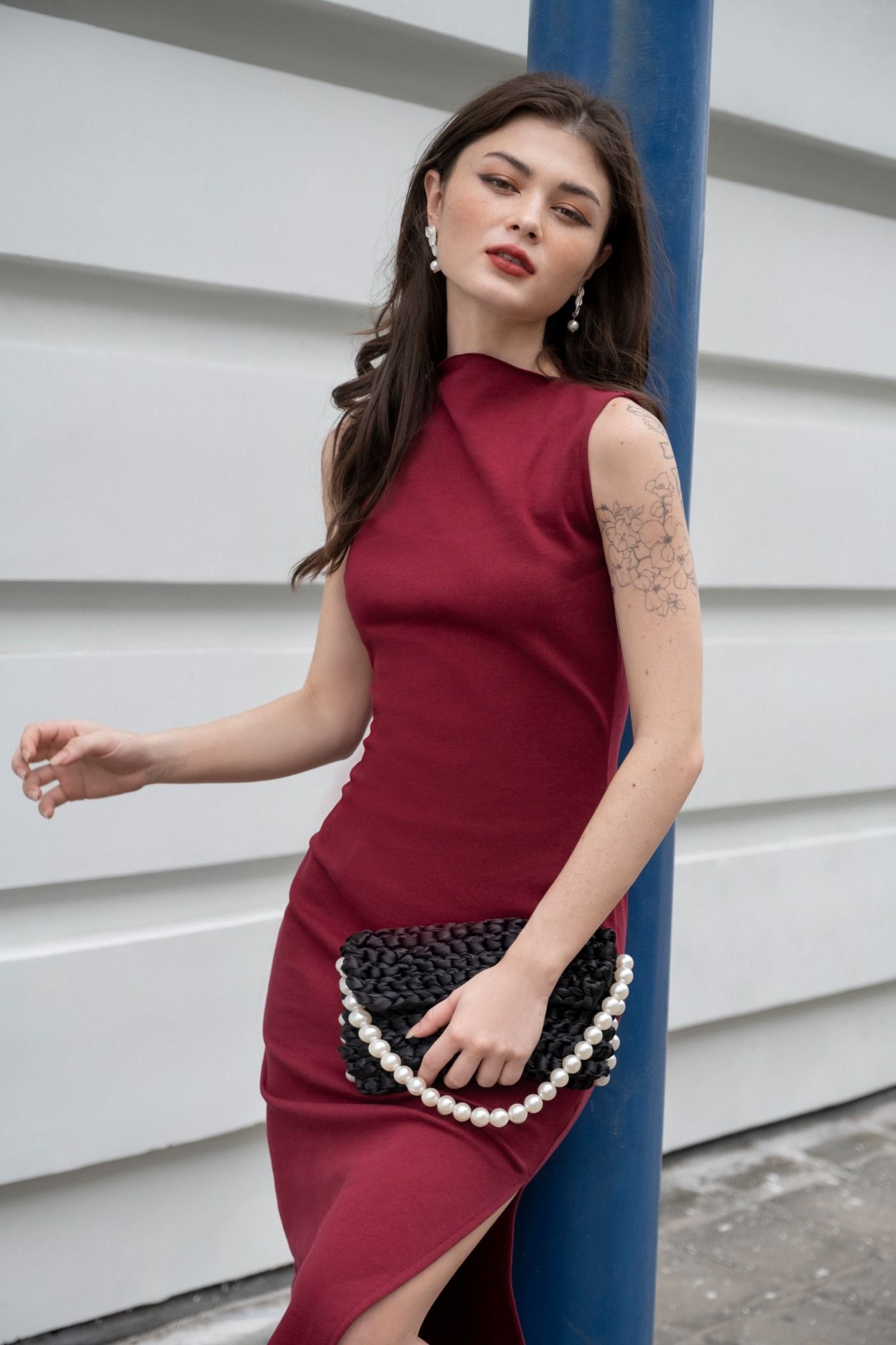 Lani Dress - Đầm body thun sát nách D006