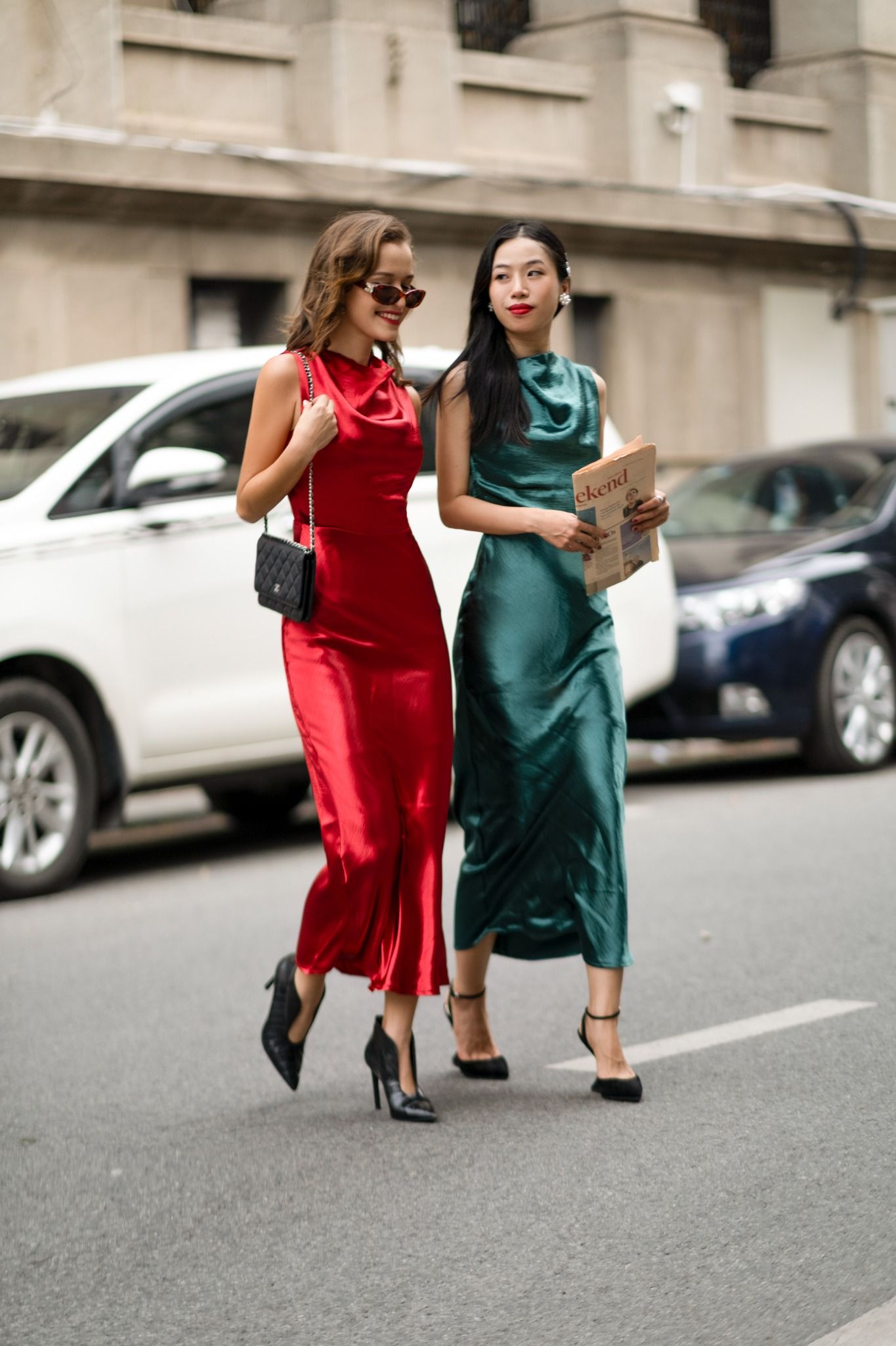 Gloria Dress - Đầm lụa cổ đổ D85