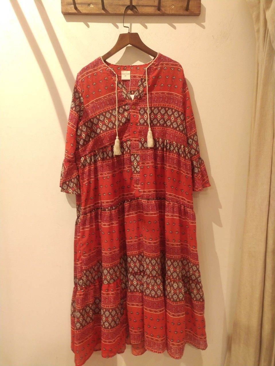 June Dress - Đầm họa tiết thổ cẩm D533