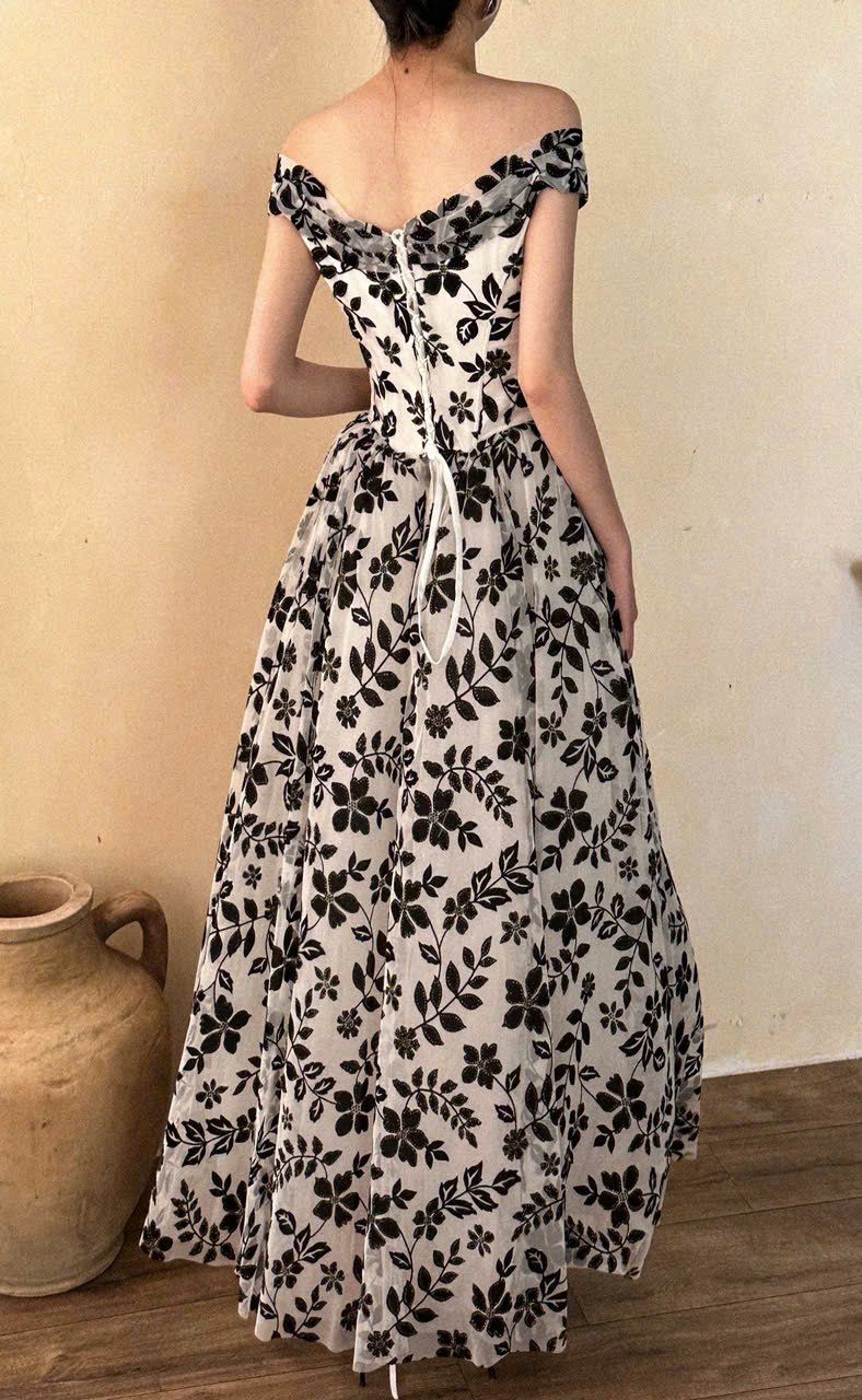 Sadie Dress - Đầm Corset Trễ Vai Q1011