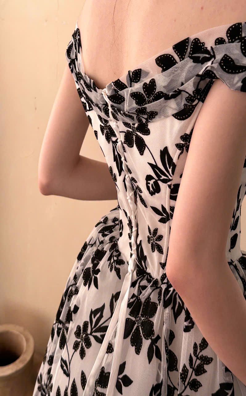 Sadie Dress - Đầm Corset Trễ Vai Q1011